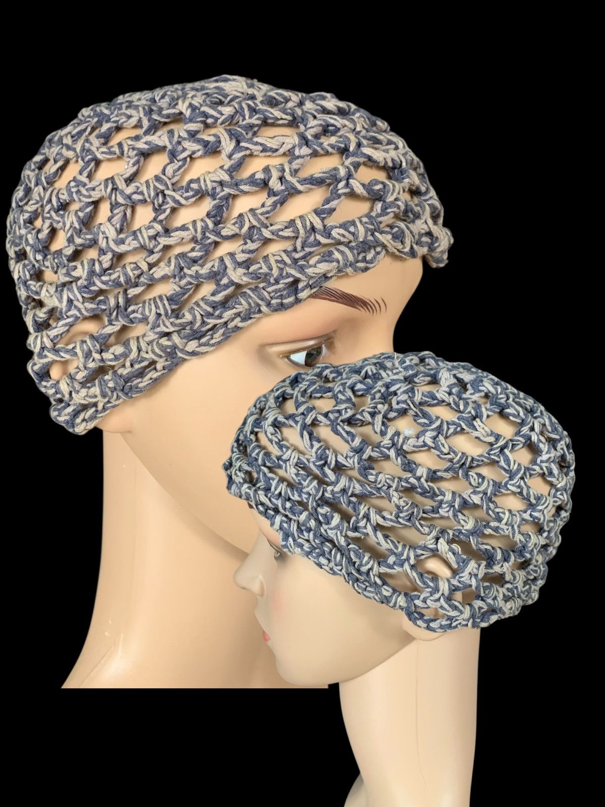 Japanese Brand × Kapital × Vintage Crochet Knitted Beanie Hat Hand Made Japanese style Size ONE SIZE - 1 Thumbnail