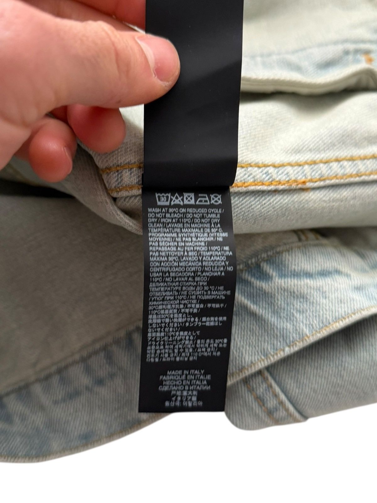 424 Pleated Denim Trucker Jacket Size US S / EU 44-46 / 1 - 9 Thumbnail