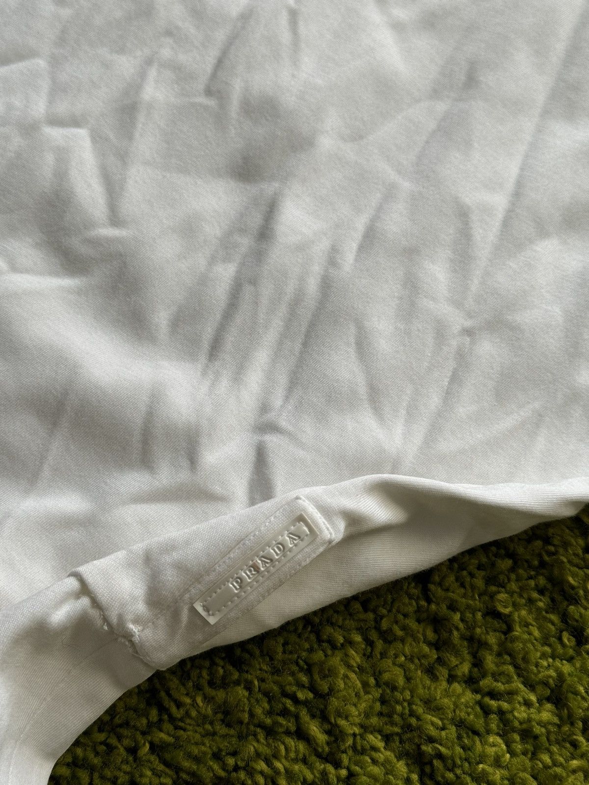 Prada Prada white tab patch logo dress Size M / US 6-8 / IT 42-44 - 8 Thumbnail