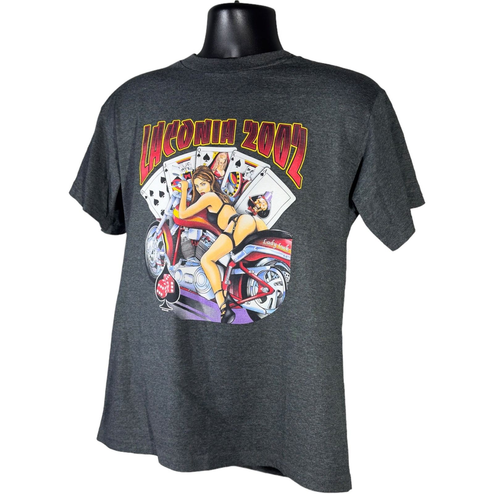 Fruit Of The Loom Vintage Laconia Pinup Bike Tee Size US M / EU 48-50 / 2 - 3 Thumbnail