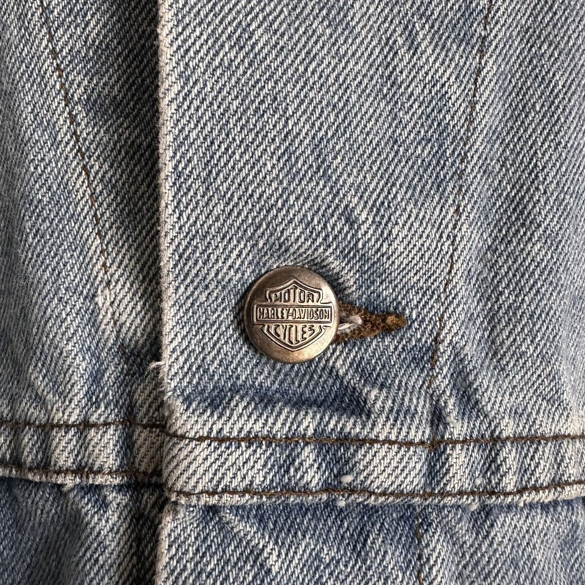 Harley Davidson Vintage Harley Davidson Denim Jacket Motorcycle Size Large L Size US L / EU 52-54 / 3 - 9 Thumbnail