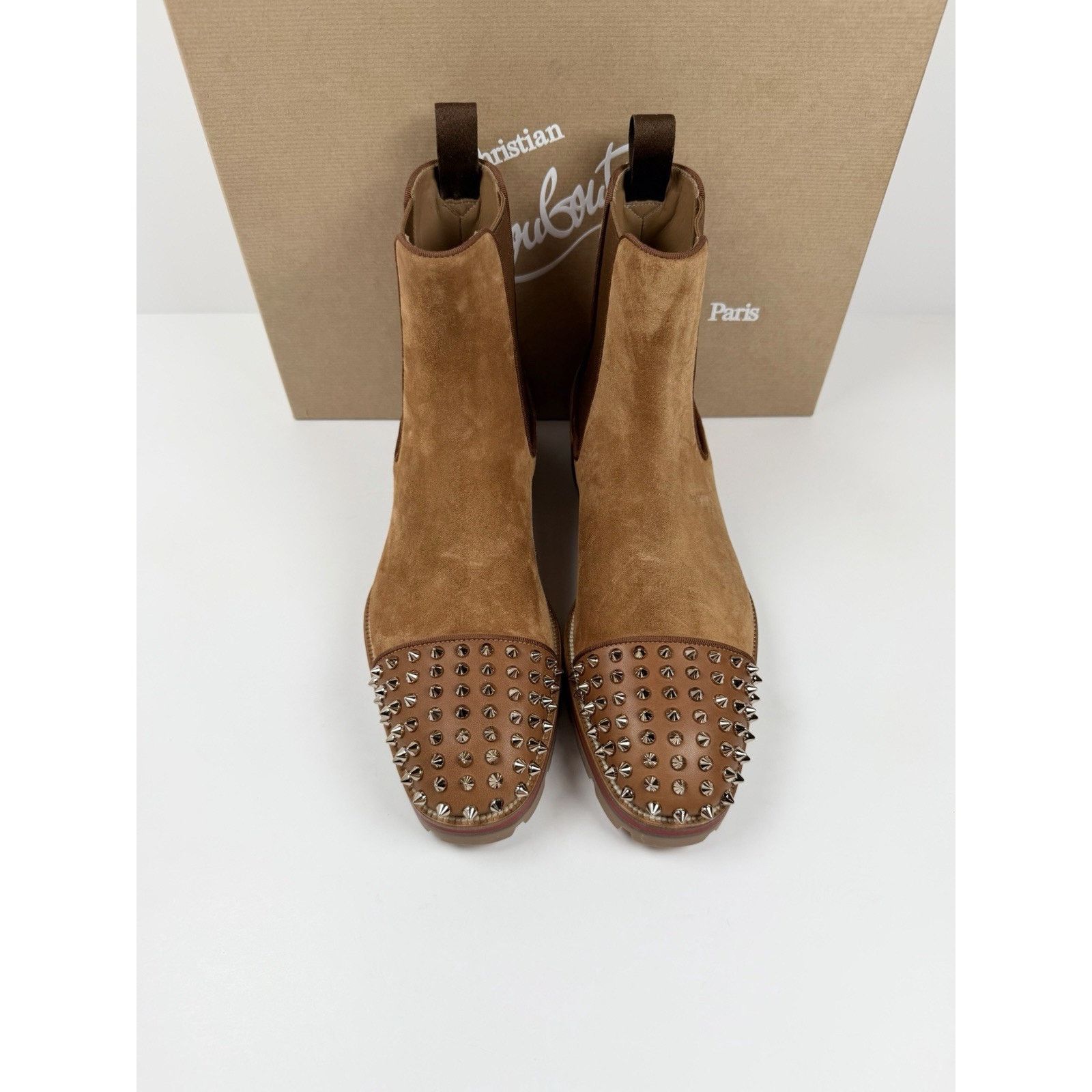 Christian Louboutin Size 7.5US - Christian Louboutin Melon Spikes Boots NEW Size US 7.5 / EU 40-41 - 3 Thumbnail