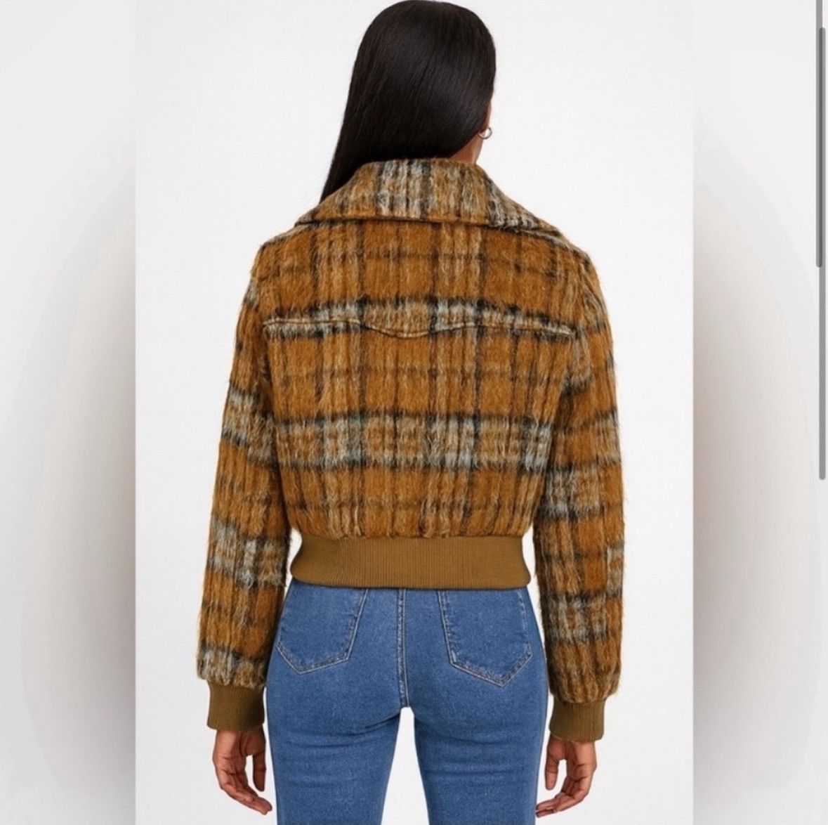 7 For All Mankind 7 For All Mankind Alicia Plaid Bomber Jacket/MEDIUM Size M / US 6-8 / IT 42-44 - 2 Thumbnail