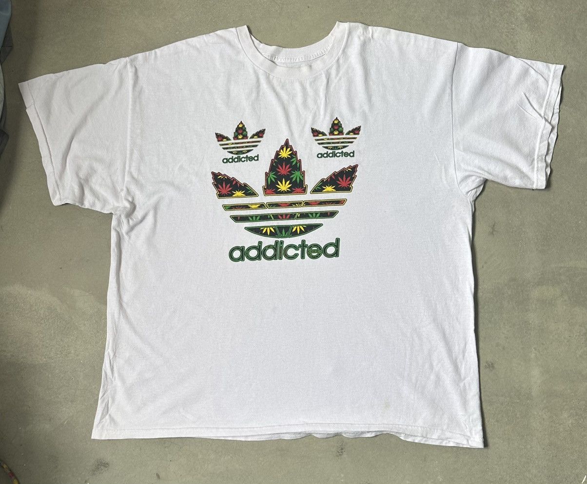 Vintage VINTAGE MARIJUANA ADDICTED TEE Size US XXL / EU 58 / 5 - 1 Thumbnail