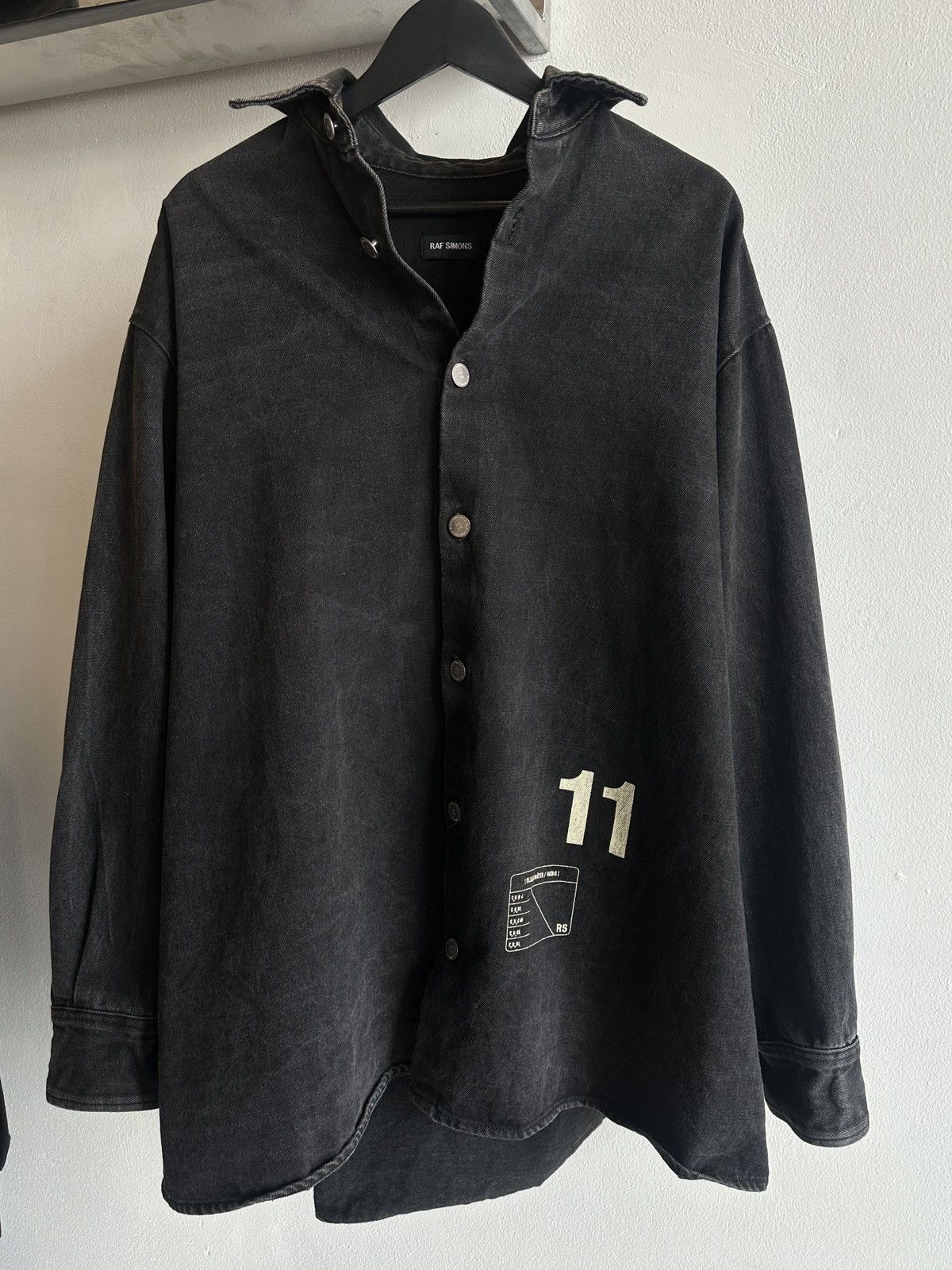 Raf Simons Raf Simons AW18/19 Denim Easy Fit Shirt Size US S / EU 44-46 / 1 - 11 Thumbnail