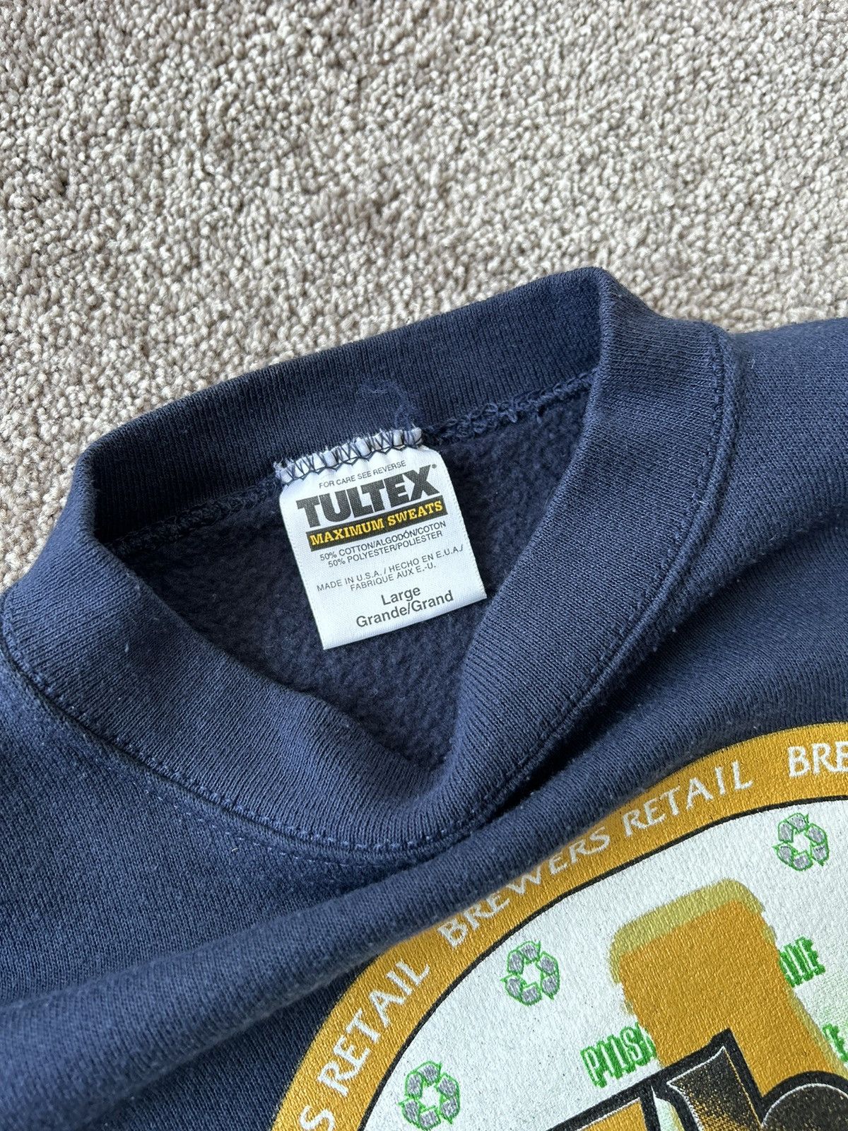 Tultex × Vintage Vintage 90s Brewers Retail The Beer Store Sweater Size US M / EU 48-50 / 2 - 5 Thumbnail