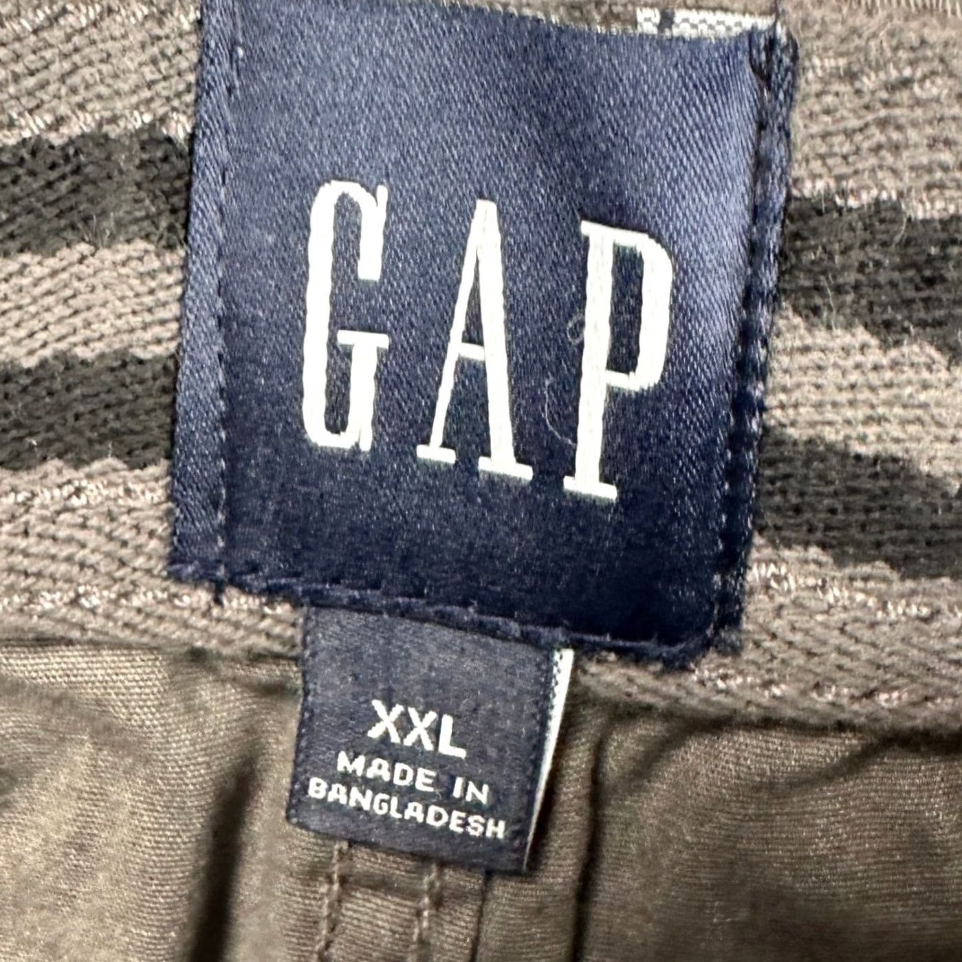 Gap Gap Men Pull On Shorts 2XL Blue Casual Drawstring Stretch Elastic Waist Logo NEW Size US 39 - 3 Thumbnail