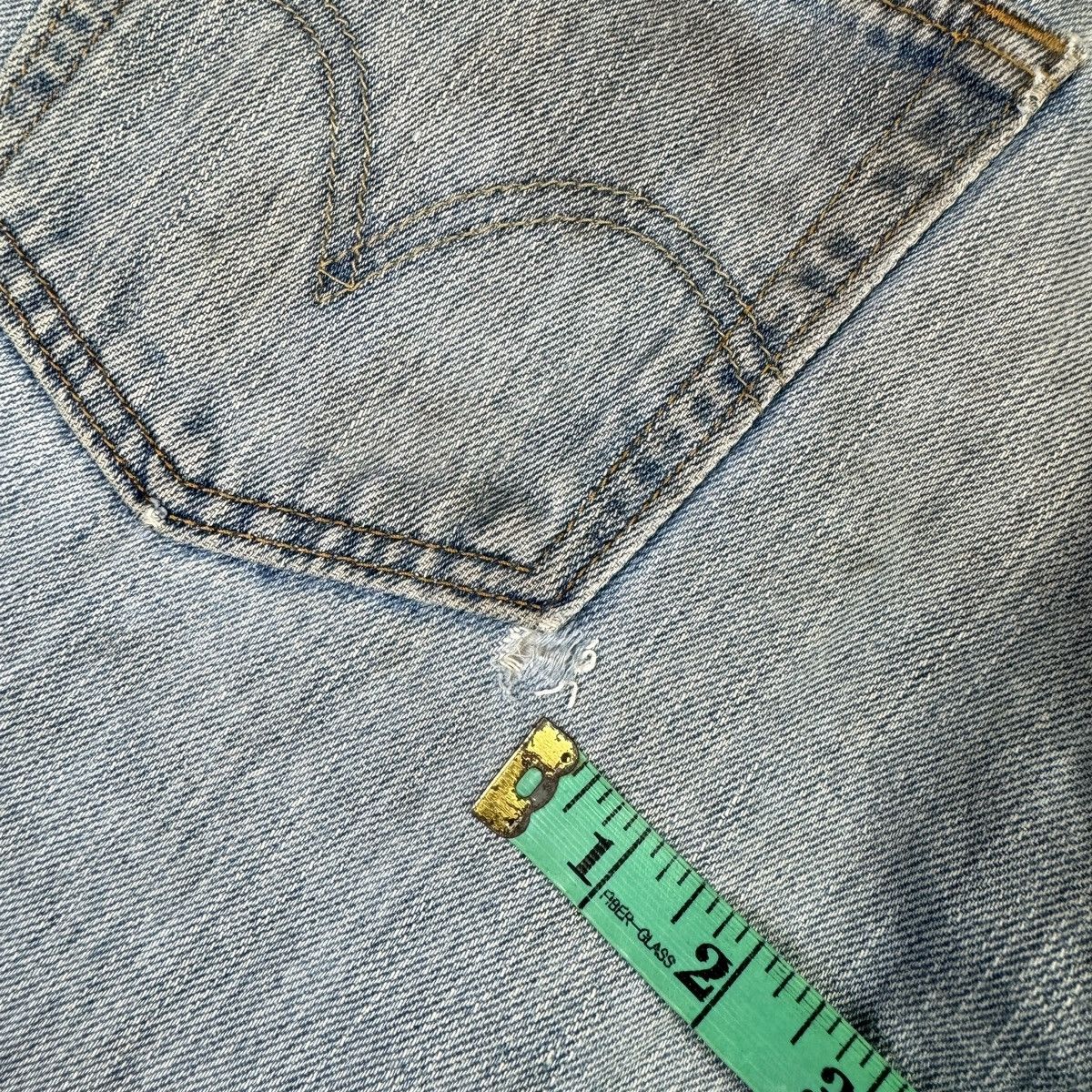 If Six Was Nine × Levi's × Vintage 💥Vintage Y2K Levis 505 Sick Dirty Rusty Washed Blue Jean Size US 36 / EU 52 - 11 Thumbnail