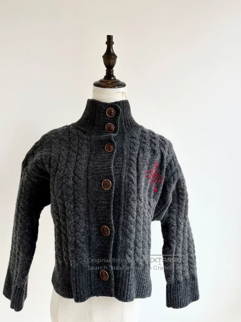Vivienne Westwood Vivienne Westwood size 00 Large Saturn Embroidered Gray Lin Size XXS / US 00 / IT 34 - 3 Thumbnail