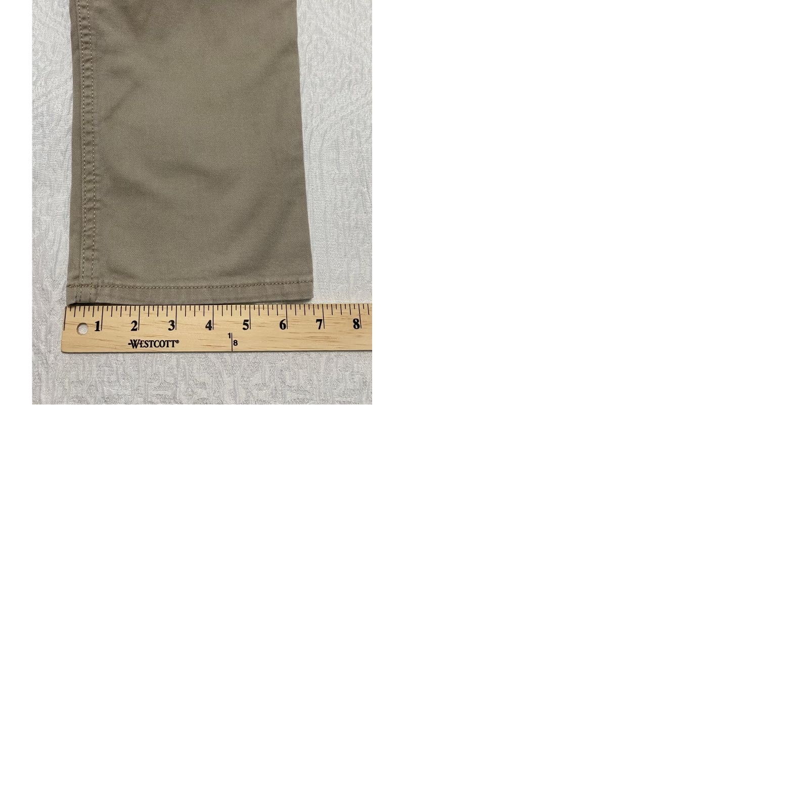 H&M H&M Khaki Chino Pants Men Slim 30 Beige Straight Flat Front Zip Button Casual Pants Size US 30 / EU 46 - 9 Thumbnail