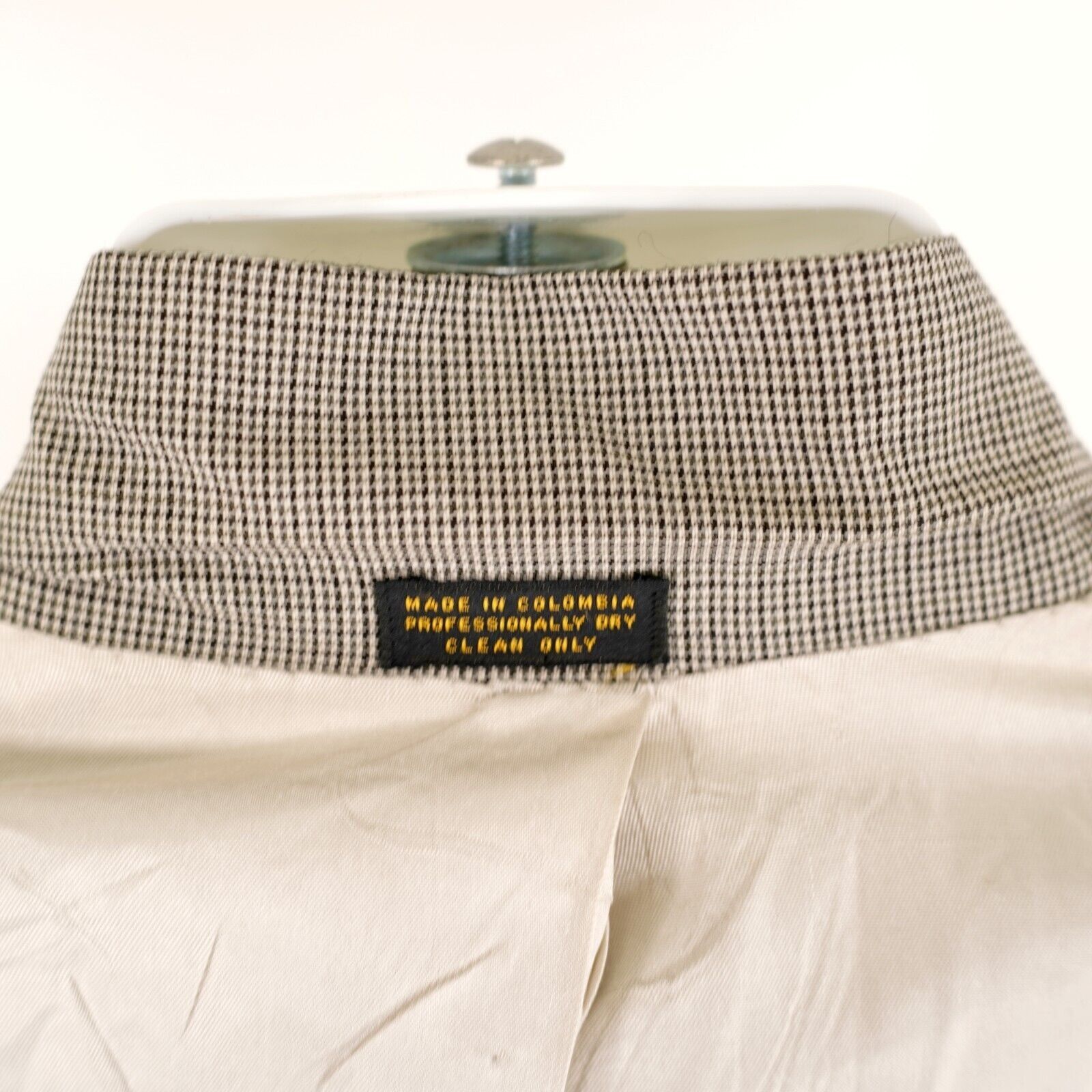 Oscar De La Renta Oscar De La Renta Travelers Worsted Wool 42R Cream Gray Star Size 42R - 11 Thumbnail