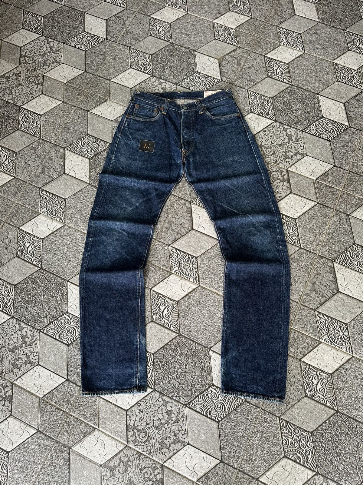 Evisu EVISU NO 1 SPECIAL SEAGULL PINK SELVEDGE DENIM Size US 30 / EU 46 - 2 Thumbnail