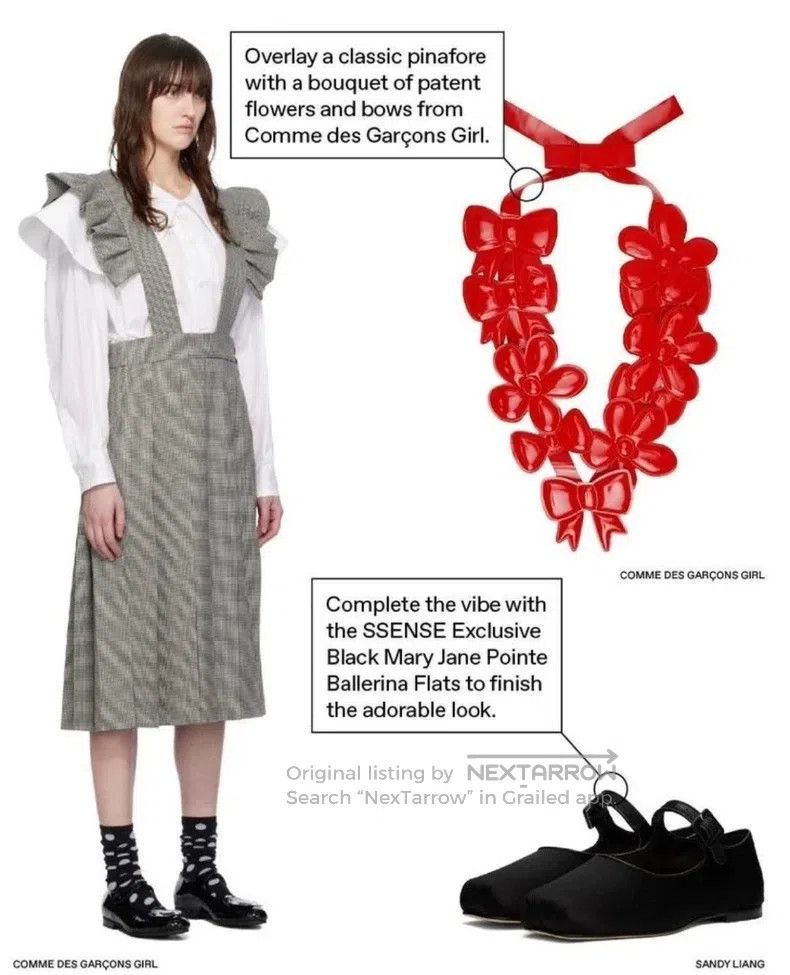 Comme des Garcons Comme Des Garcons Vintage houndstooth black and white chec Size S / US 4 / IT 40 - 1 Thumbnail