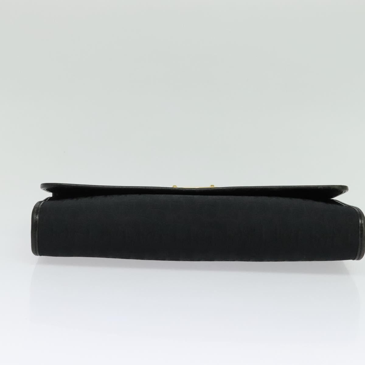 Dior DIOR Trotter Canvas Chain Shoulder Bag Black Gold Size ONE SIZE - 9 Thumbnail