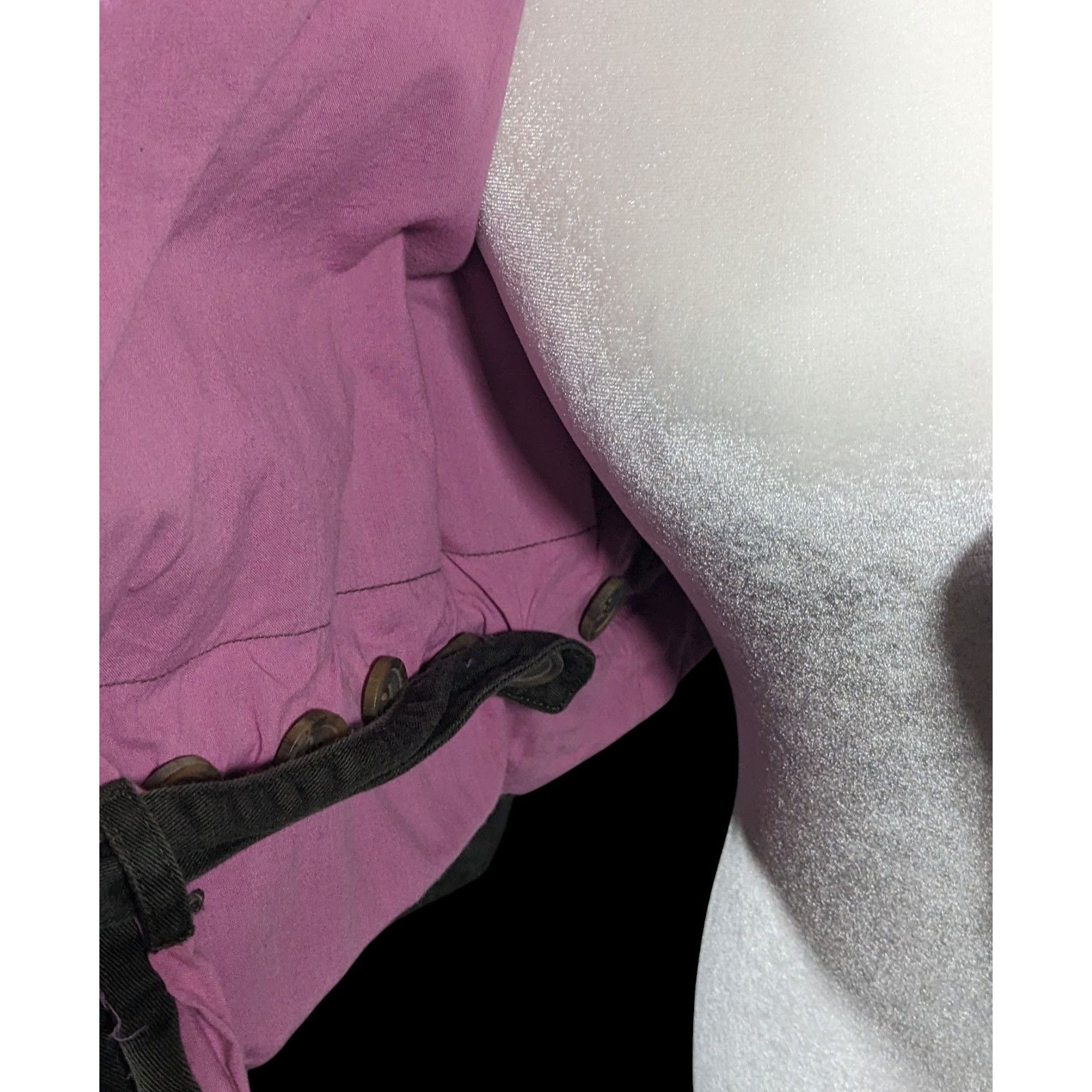 Other Vintage Kaleidoscope Cropped Pink And Grey Button Jacket Siz Size M / US 6-8 / IT 42-44 - 4 Thumbnail