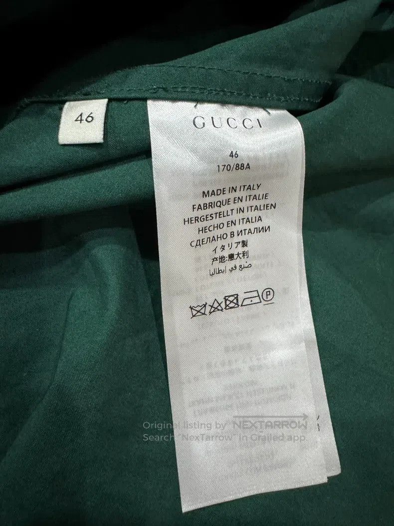Gucci Gucci Half-zipper green windbreaker jacket Size US S / EU 44-46 / 1 - 4 Thumbnail