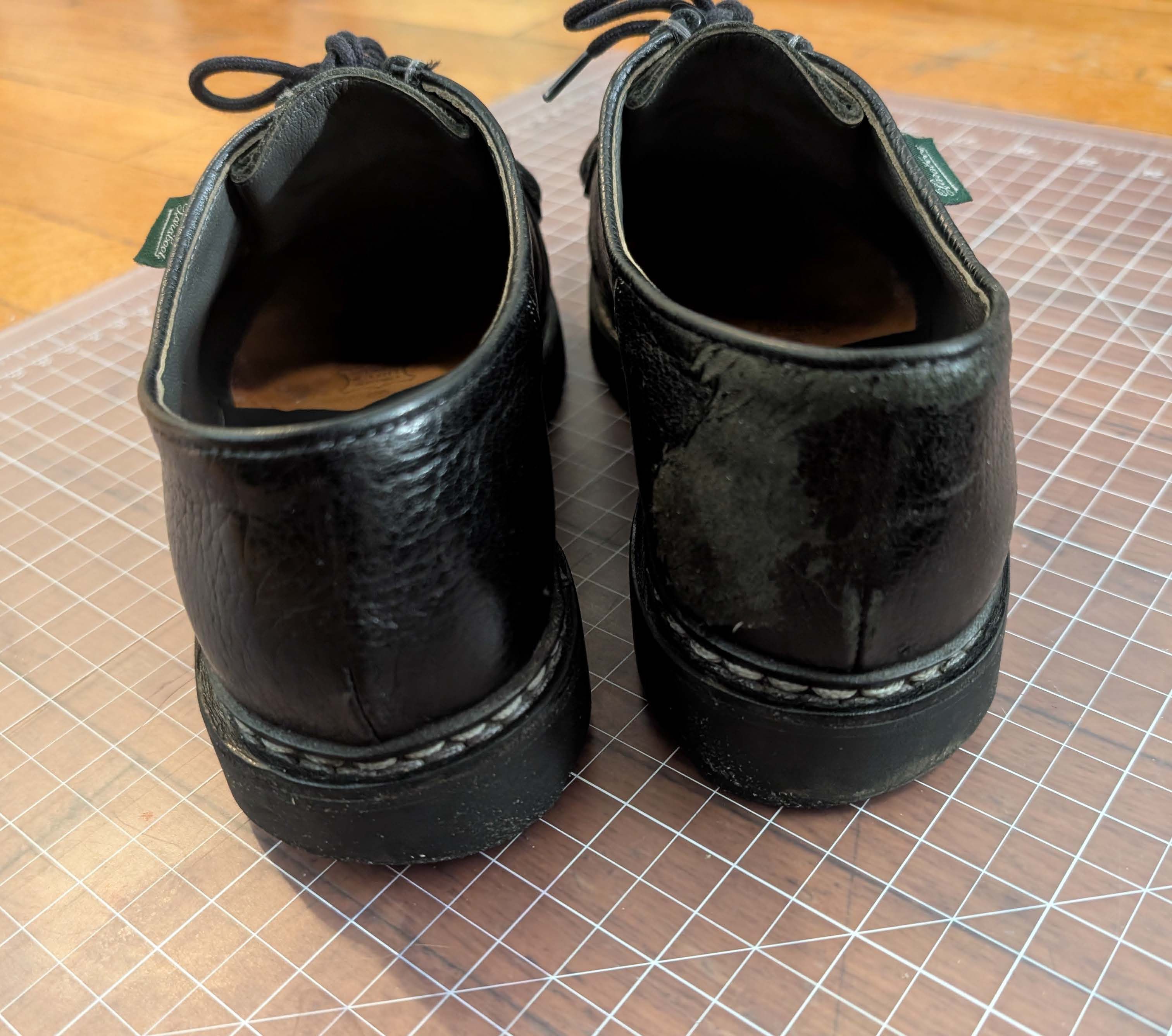 Paraboot Paraboot Michael Marche || Black Pebble Leather Size US 8 / EU 41 - 8 Thumbnail