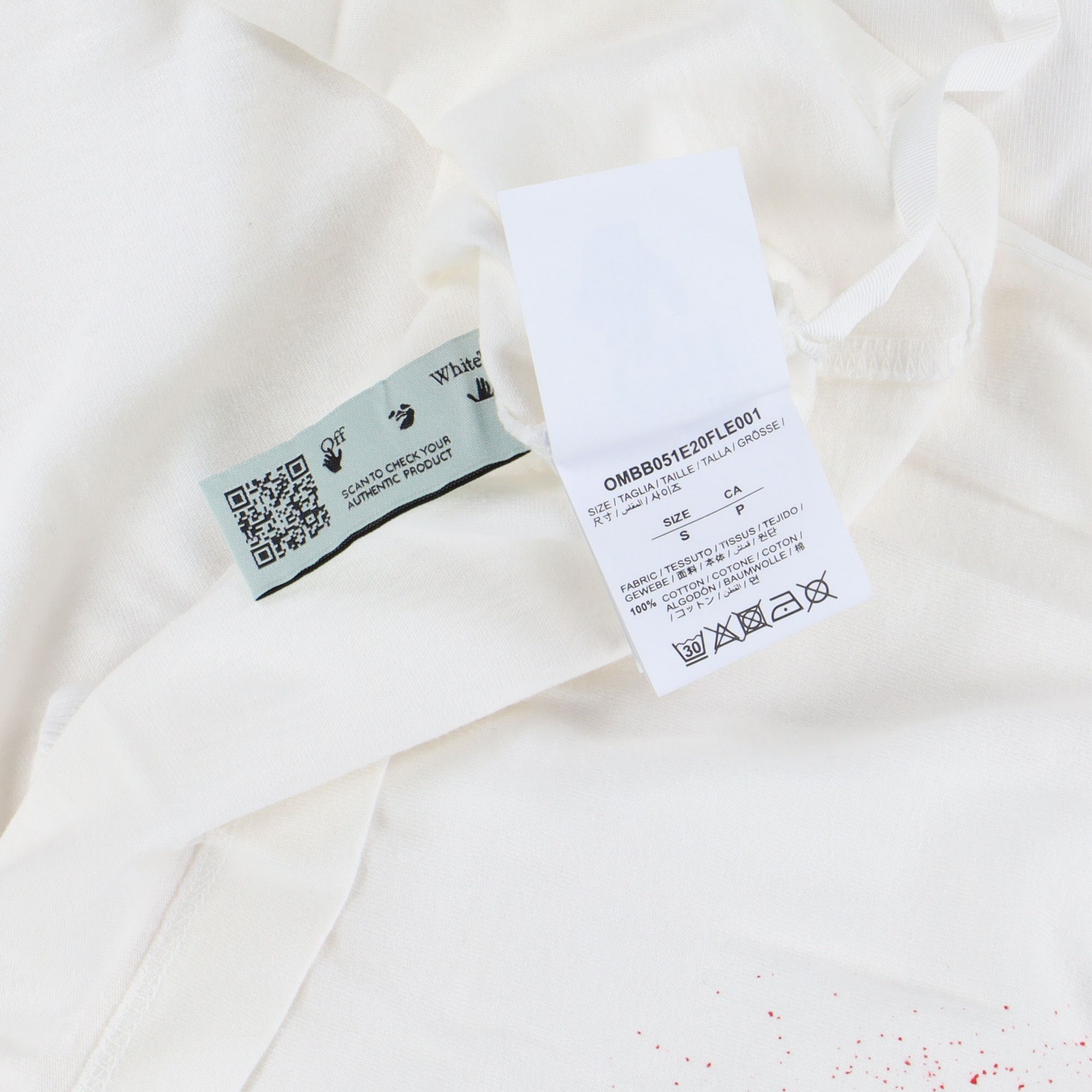 Off-White White and Red Stencil Arrows Oversized Layered Tee Hoodie Size US S / EU 44-46 / 1 - 7 Thumbnail