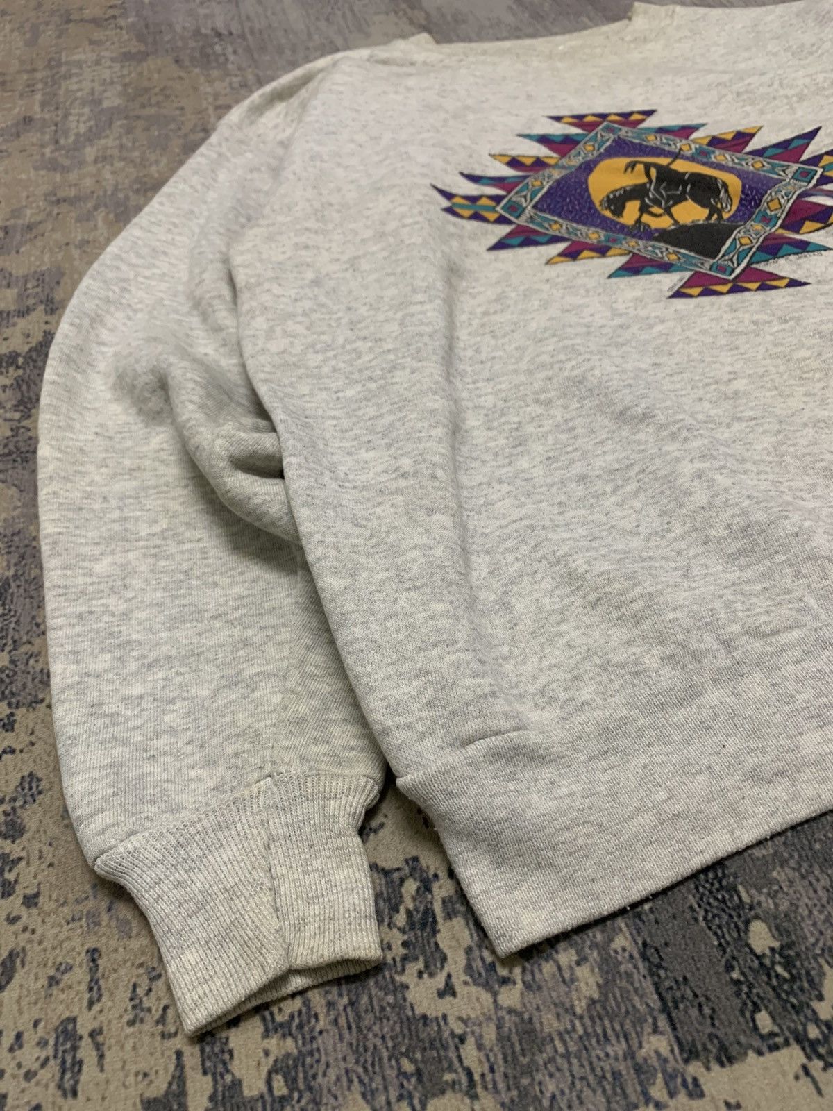 Pendleton × Vintage Vintage Navajo Horseman Motif Sweatshirt Size US M / EU 48-50 / 2 - 4 Thumbnail
