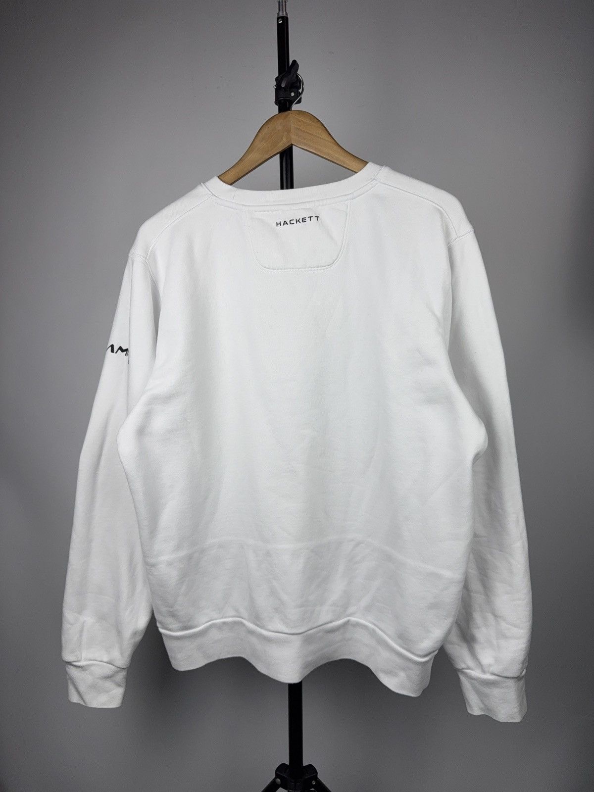 Hackett Racing Aston Martin AMR Hackett London White Sweatshirt Size US L / EU 52-54 / 3 - 16 Thumbnail