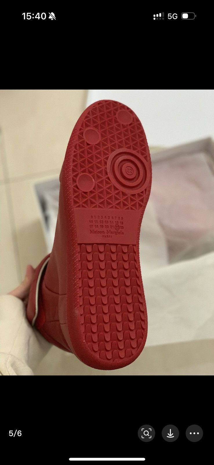 Maison Margiela FUTURE HI ALL RED BRAND NEW Size US 10.5 / EU 43-44 - 5 Thumbnail