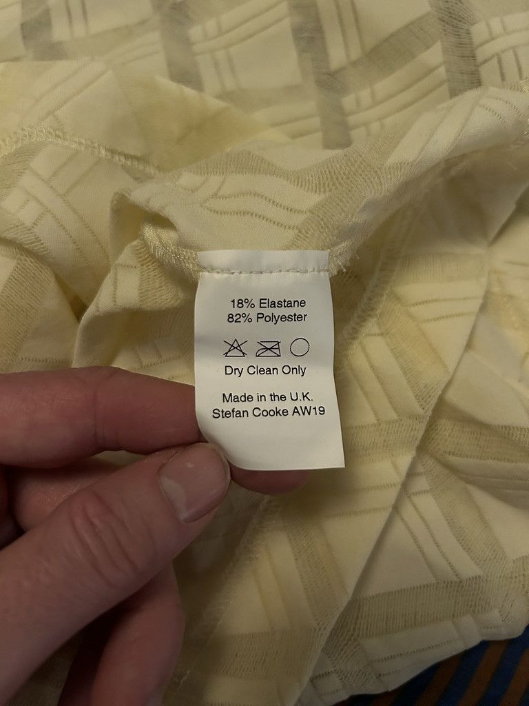 Stefan Cooke Yellow Diamond turtleneck (rare XL but fits very small) Size US S / EU 44-46 / 1 - 3 Thumbnail