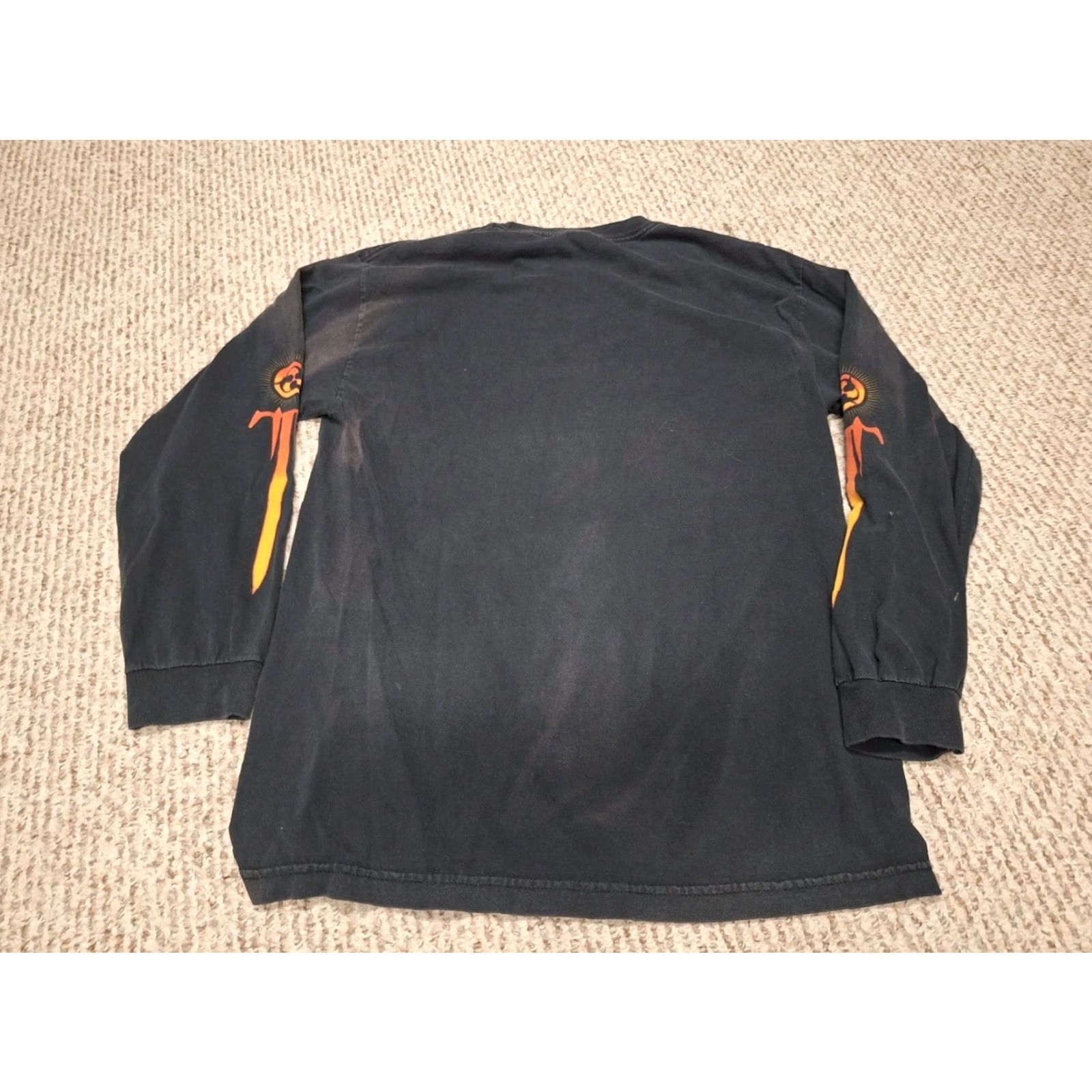 Vintage VINTAGE TRIVIUM LONG SLEEVE T-SHIRT L BLACK Mens 00s Tour Y2k RARE Band Shirt Size US L / EU 52-54 / 3 - 5 Thumbnail