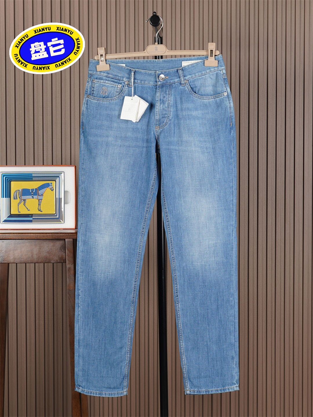 Brunello Cucinelli Brunello Cucinelli Slim Fit Jeans - dmc Size US 31 - 1 Thumbnail