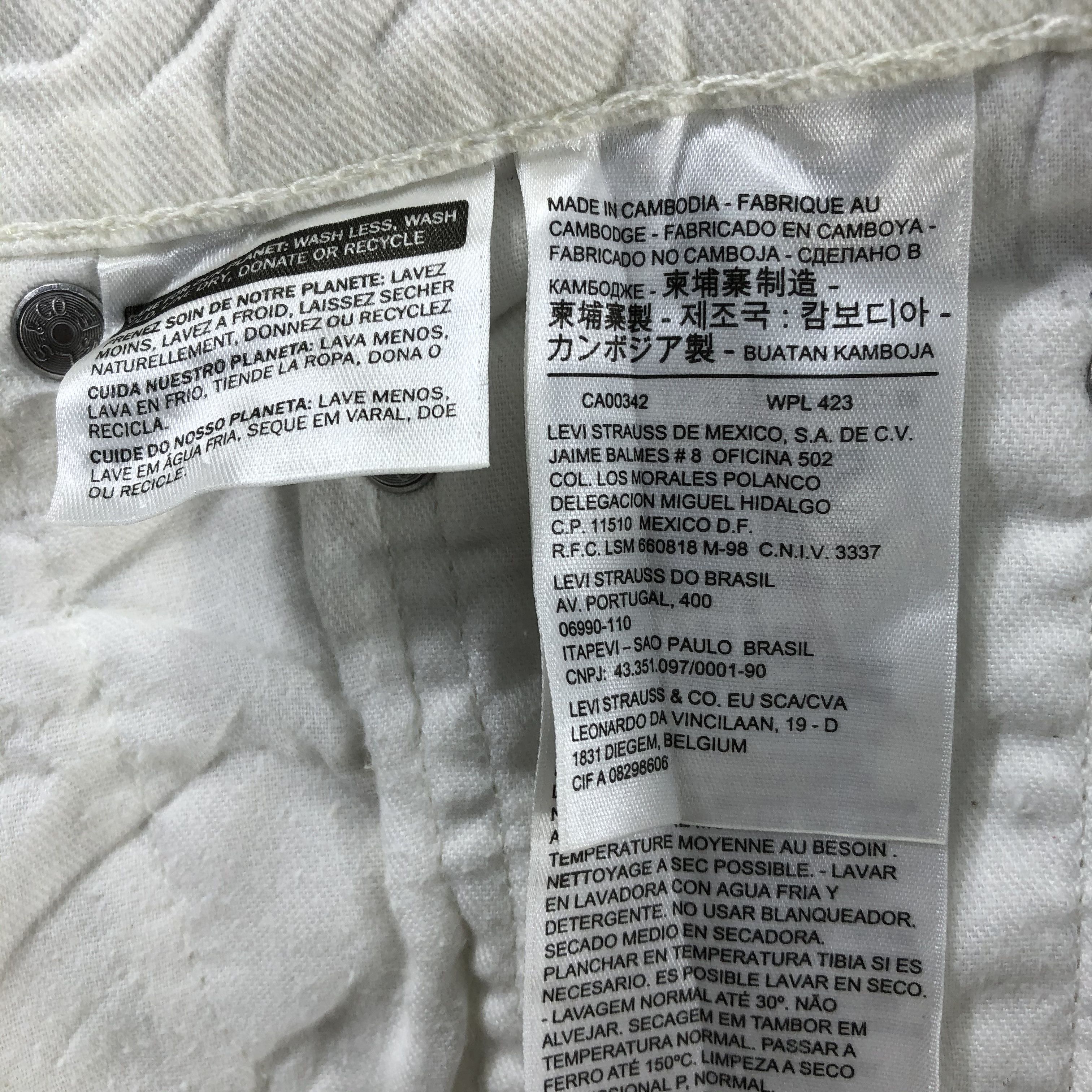 Levi's Vintage Light Wash Levis 511 Jeans-J2504 Size US 31 - 12 Thumbnail