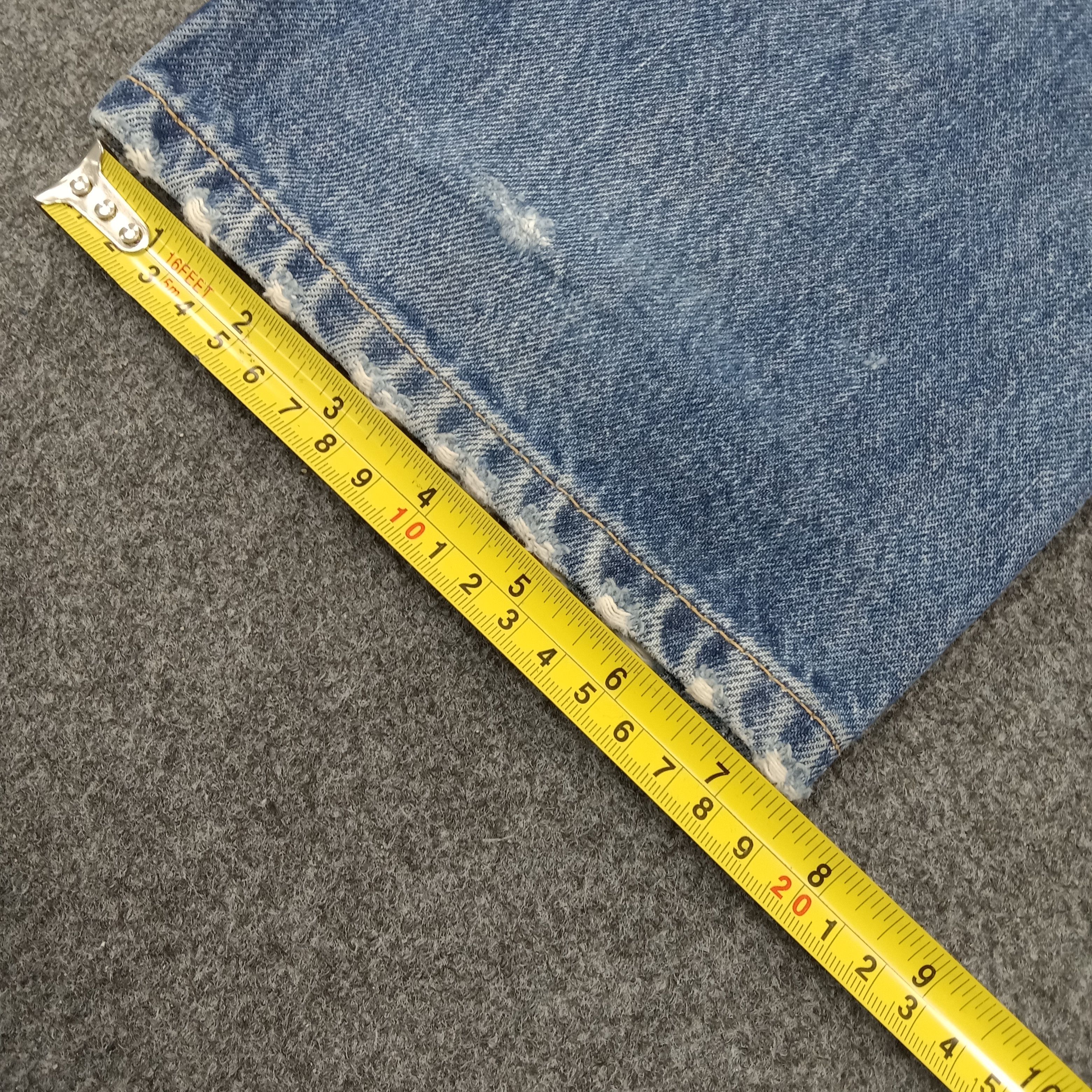 Japanese Brand RNA Sweats Bloods Distressed Style Denim Jeans Size US 33 - 14 Thumbnail