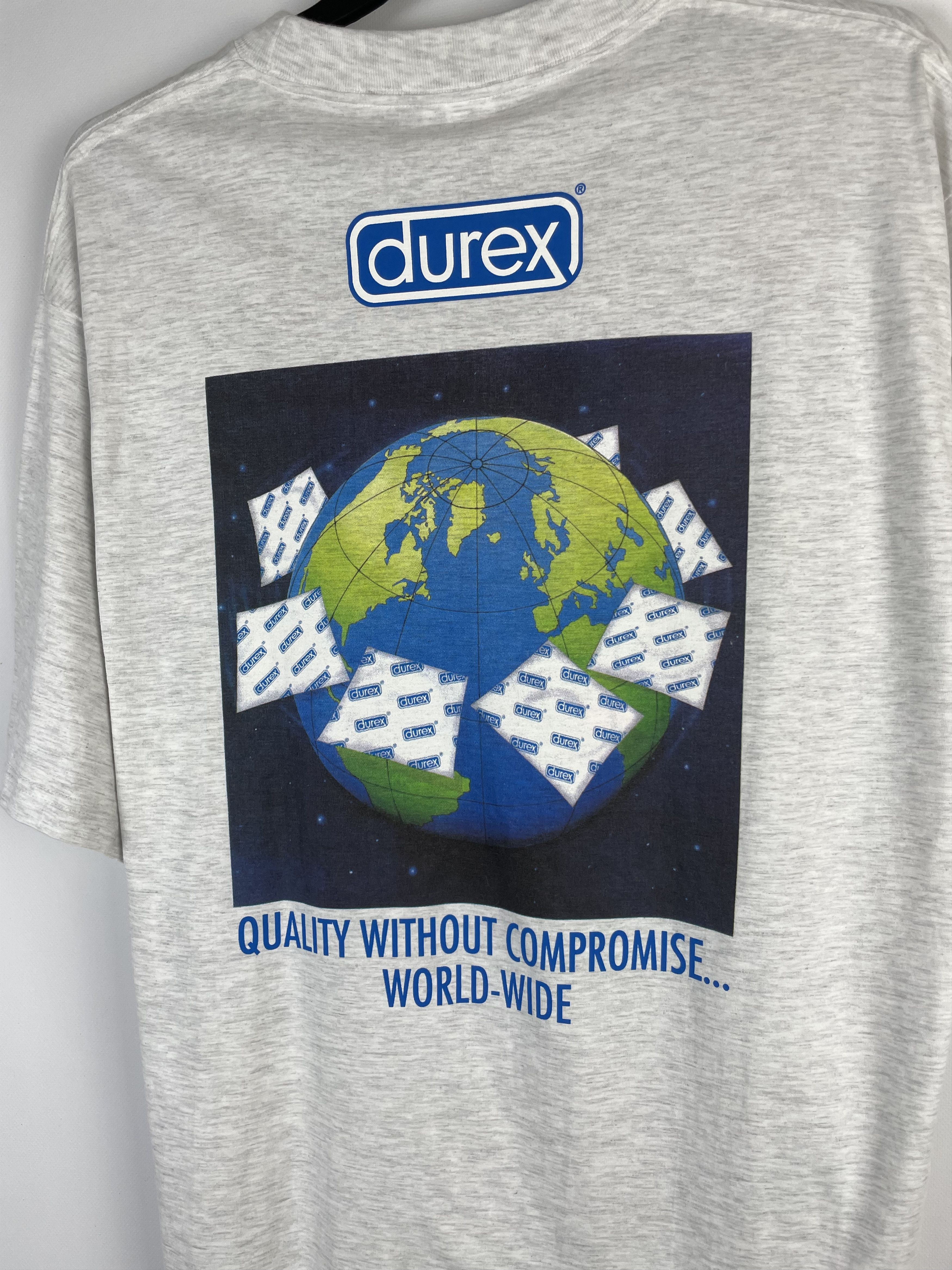 Other Durex vintage t-shirt big logo Size US XL / EU 56 / 4 - 4 Thumbnail
