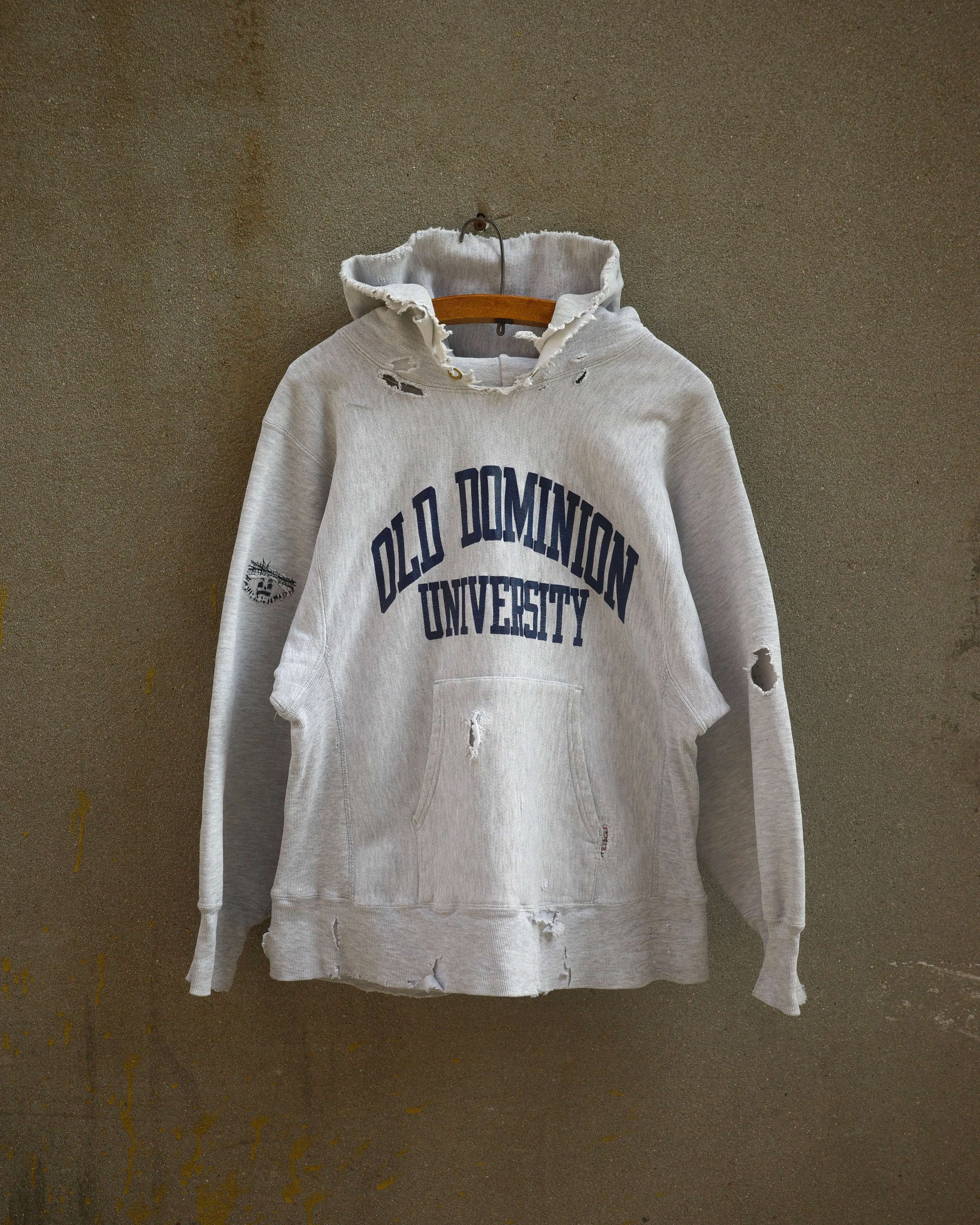 80's Champion Reverse Weave Sashiko Hoodie