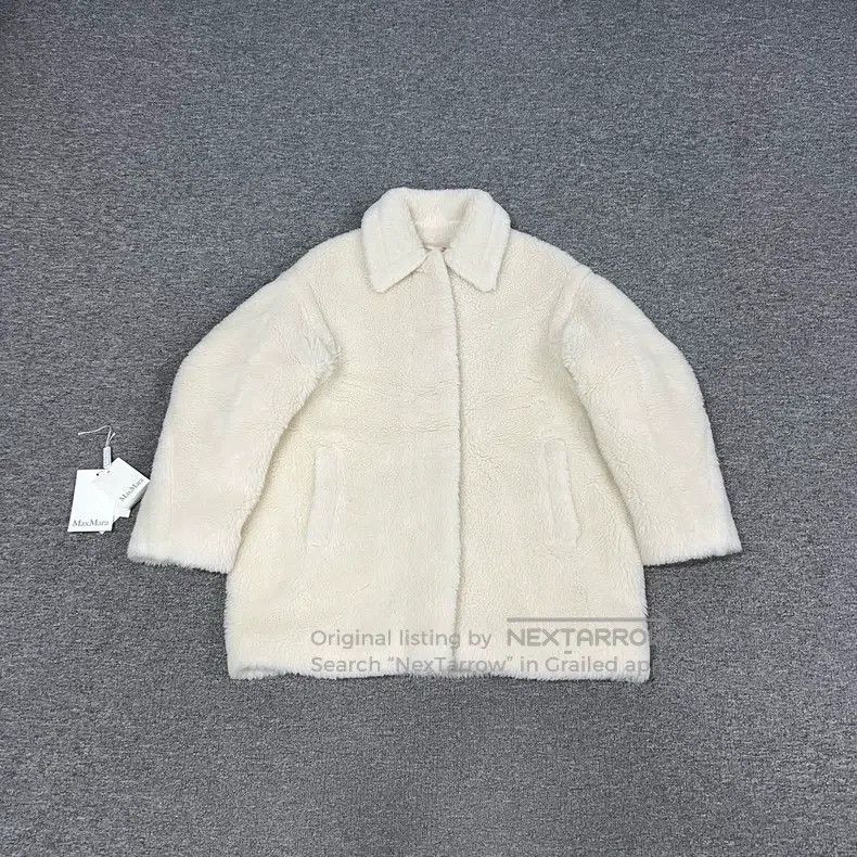 Max Mara Max Mara Alpaca Wool Teddy Jacket Size S / US 4 / IT 40 - 1 Thumbnail