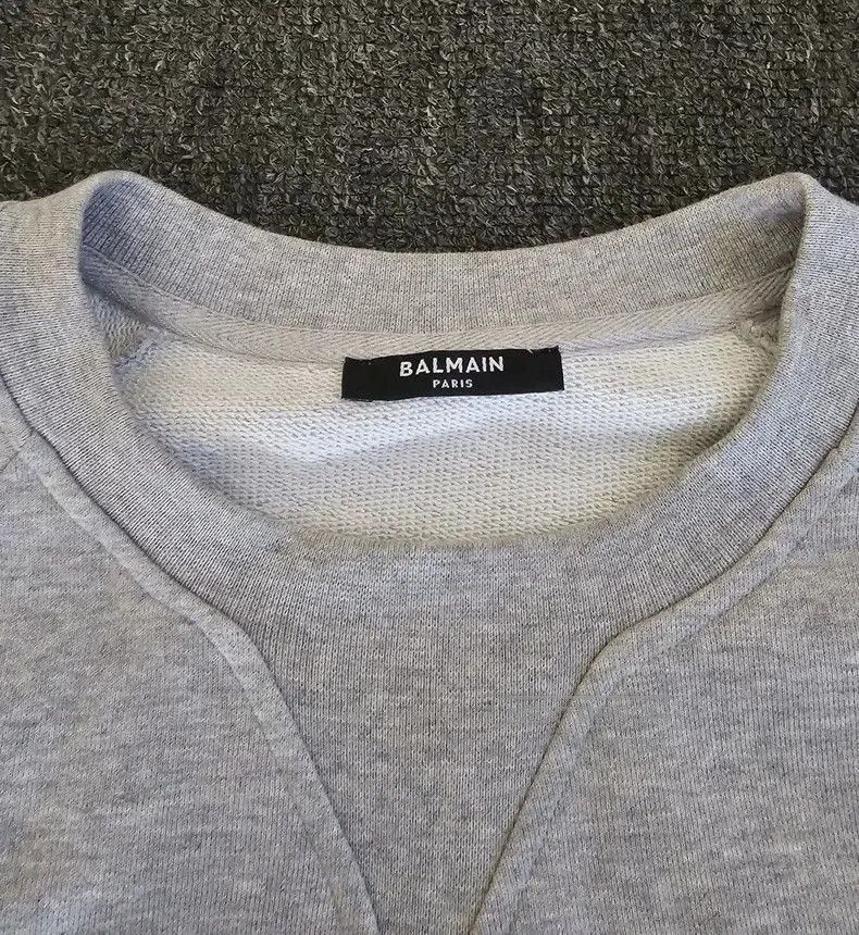 Balmain Balmain Men's Flocked Sweatshirt. Size US S / EU 44-46 / 1 - 3 Thumbnail
