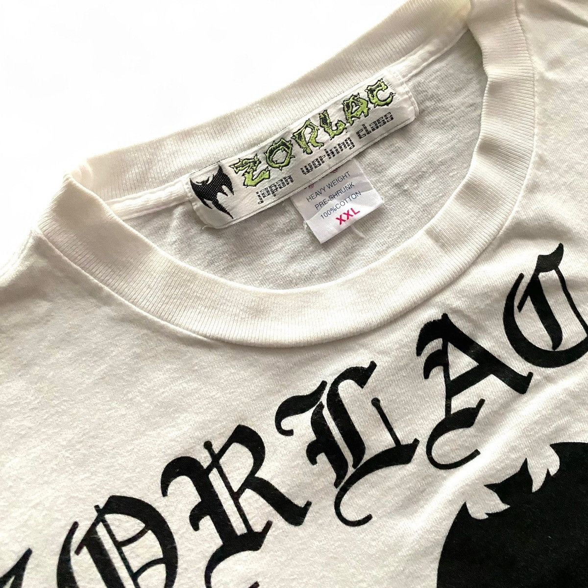 Santa Cruz Skateboards × Vintage Vintage 90s-Y2K Zorlac Skateboards Japan Working Class Shirt Size US XL / EU 56 / 4 - 4 Thumbnail