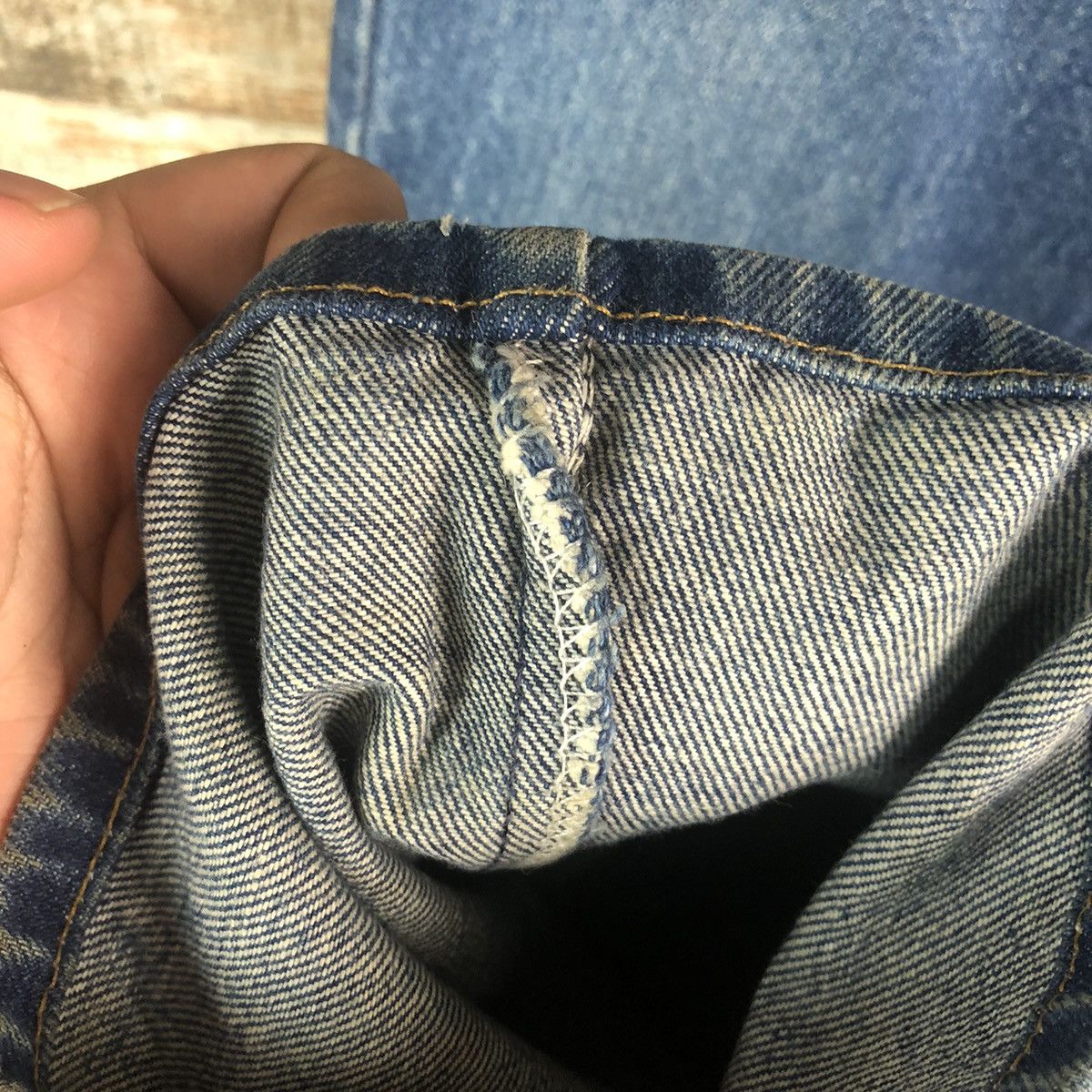 Levi's DL 80' Levis orange tag vintage Denim jeans Pants #A2575 Size US 31 - 11 Thumbnail