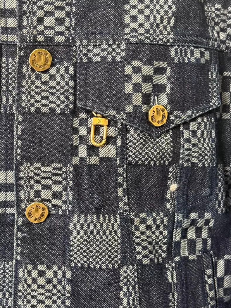Louis Vuitton Louis Vuitton Checkerboard denim jacket Size US M / EU 48-50 / 2 - 4 Thumbnail