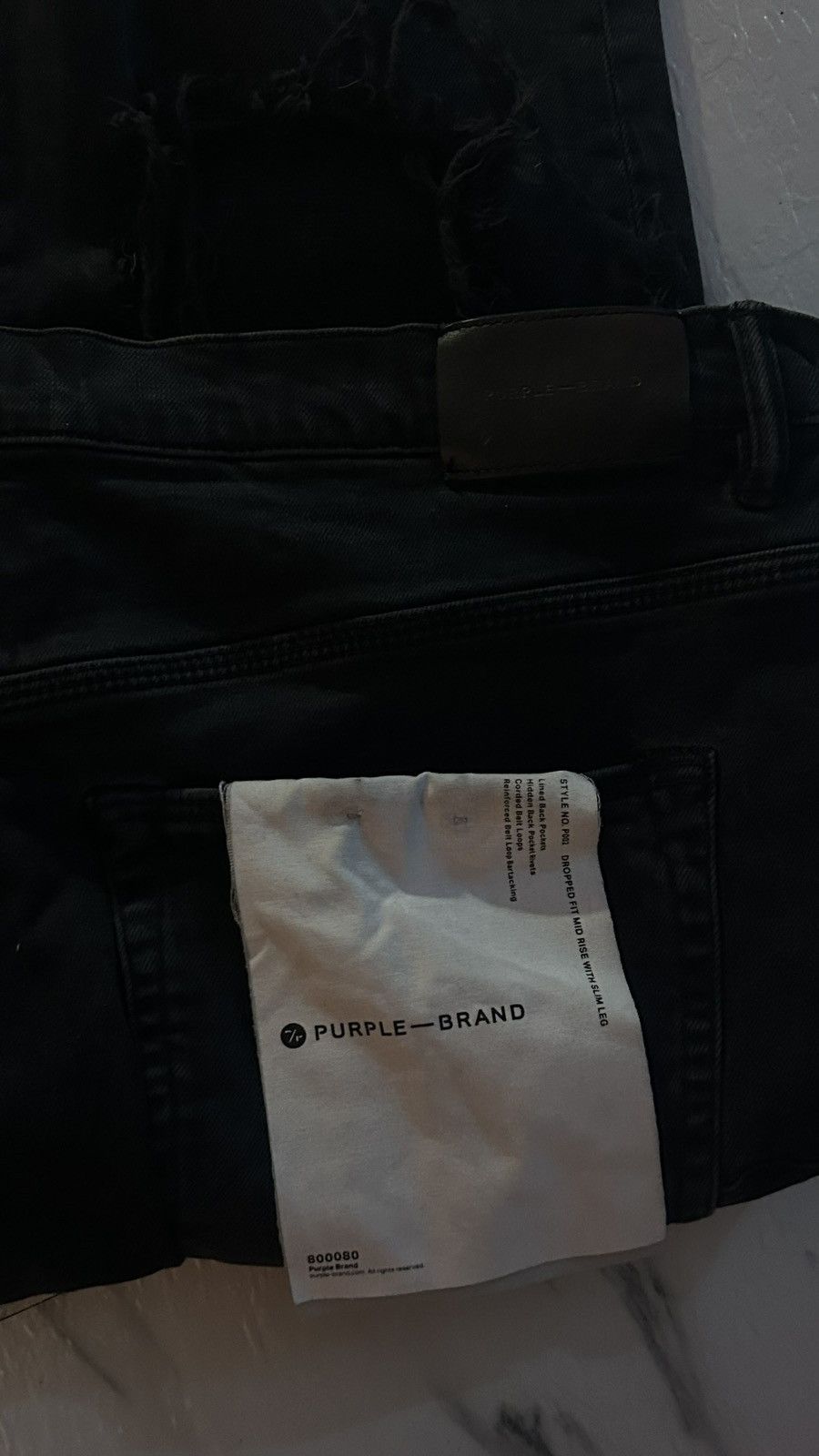 Purple Brand Black ripped purple jeans Size US 40 / EU 56 - 5 Thumbnail
