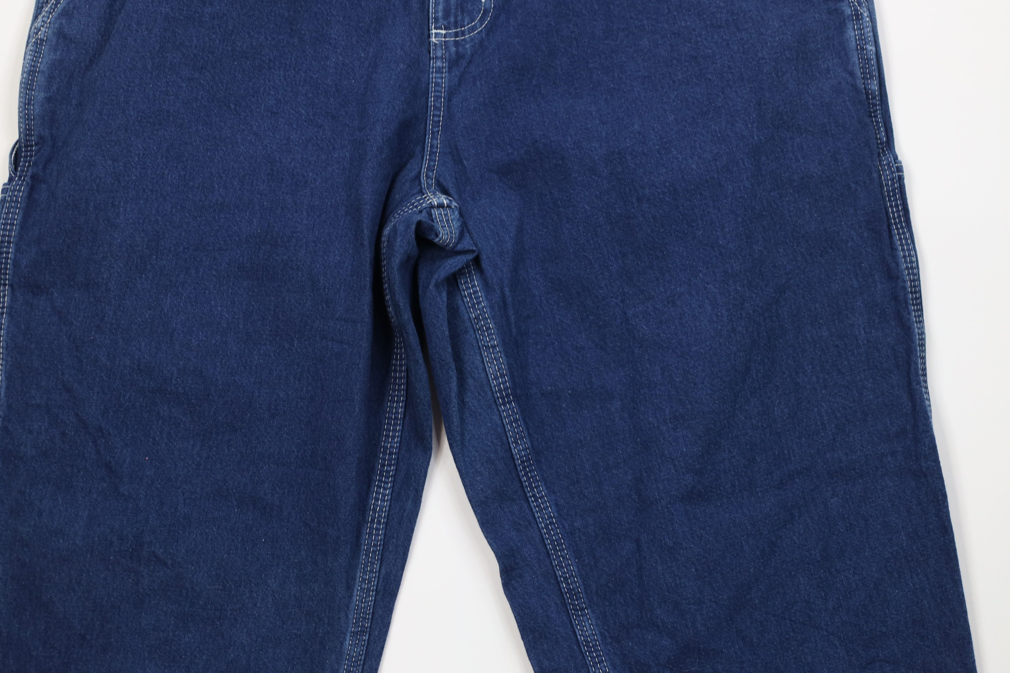Carhartt Vintage Y2K Carhartt Wide Leg Dungaree Denim Jeans Cotton Size US 38 / EU 54 - 3 Thumbnail