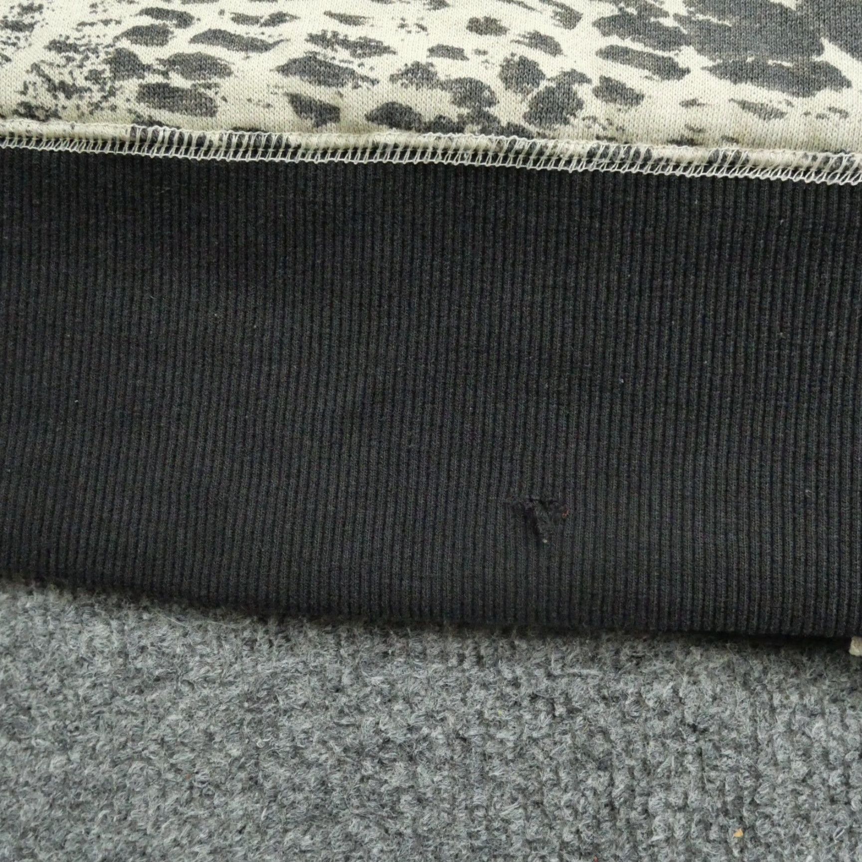 Hurley Hurley Hoodie Womens XL Black Tan Snake Print Animal Full Zip Sherpa Lined Size XL / US 12-14 / IT 48-50 - 7 Thumbnail