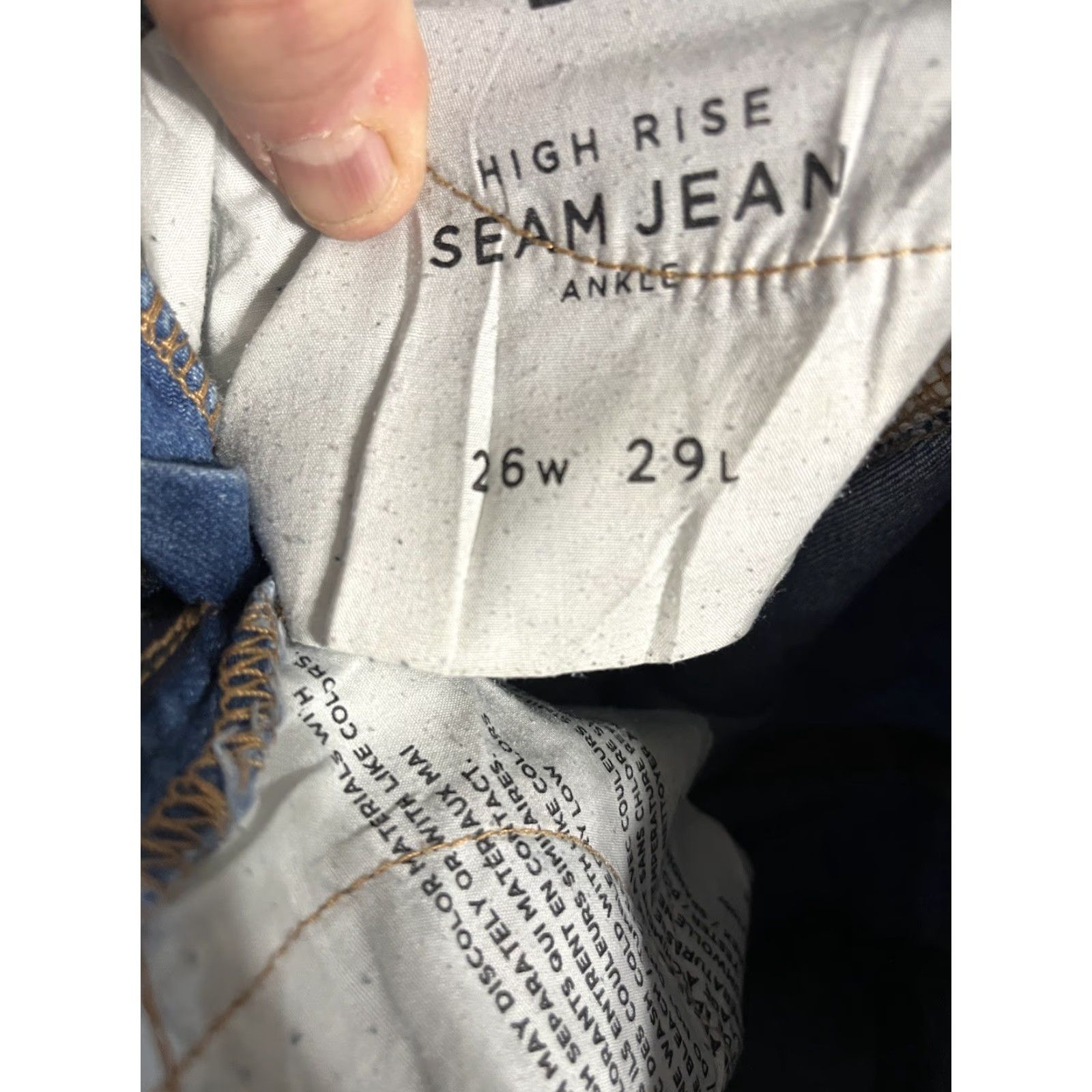 Bdg BDG Jeans Women 6x29 Blue Denim High Rise 5-Pocket Skinny Fit Captain BDG Seam Ankle Vintage No Size 28" / US 6 / IT 42 - 7 Thumbnail