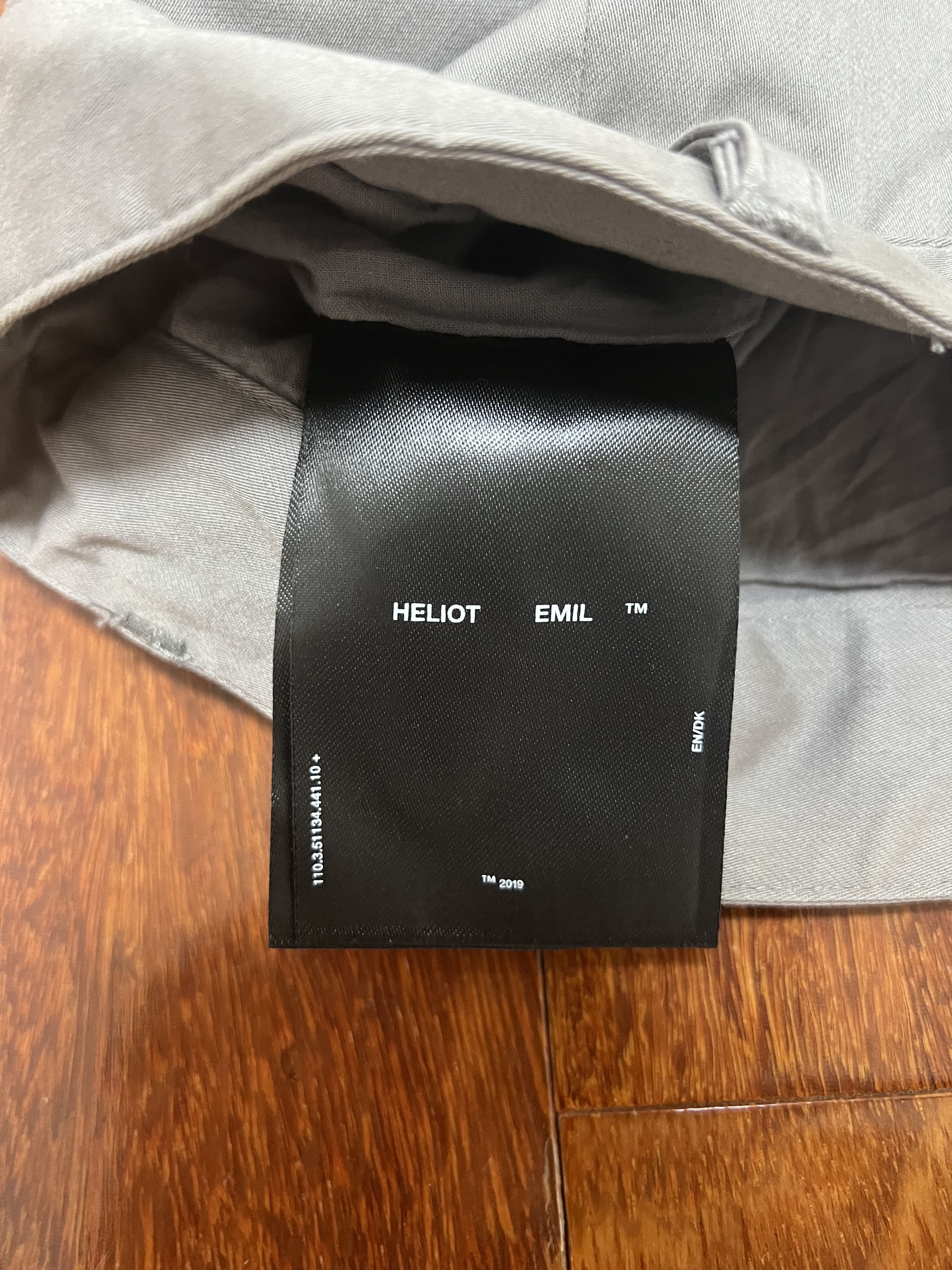 Heliot Emil 💚 SS19 Heliot Emil Grey Cotton Tech Cargo Pants Size US 34 / EU 50 - 10 Thumbnail