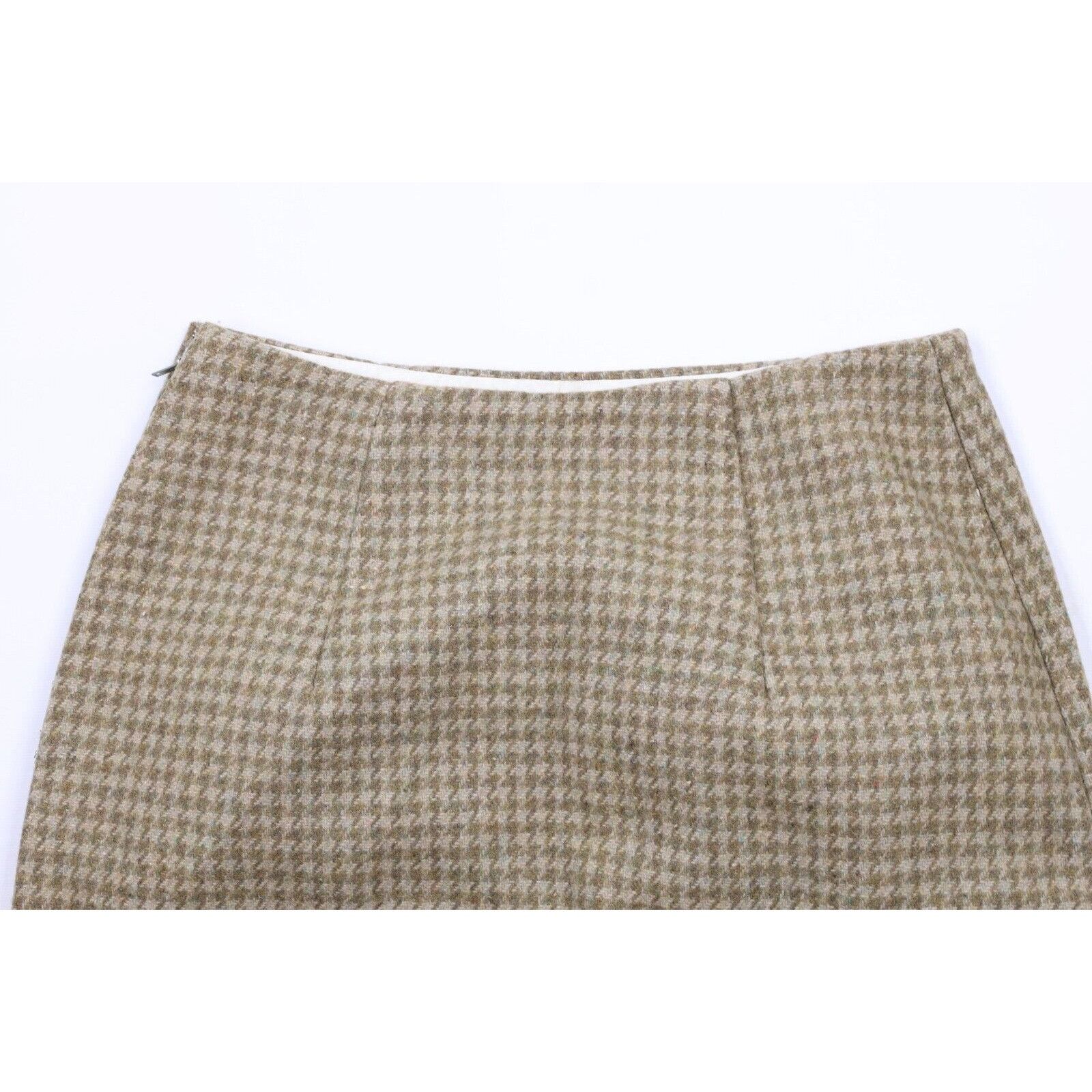 Vintage Vintage 50s 60s Rockabilly Distressed Wool Tweed Skirt Size 28" / US 6 / IT 42 - 10 Thumbnail