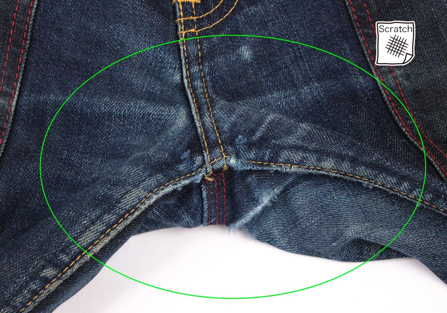 Junya Watanabe Levi's 503 Reconstructed Denim Pants Indigo Red S Size US 30 / EU 46 - 3 Thumbnail
