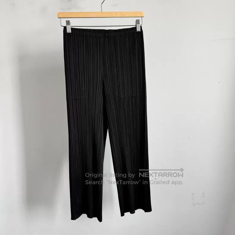 Issey Miyake Issey Miyake size:5 Black Trousers Size 22" - 1 Thumbnail