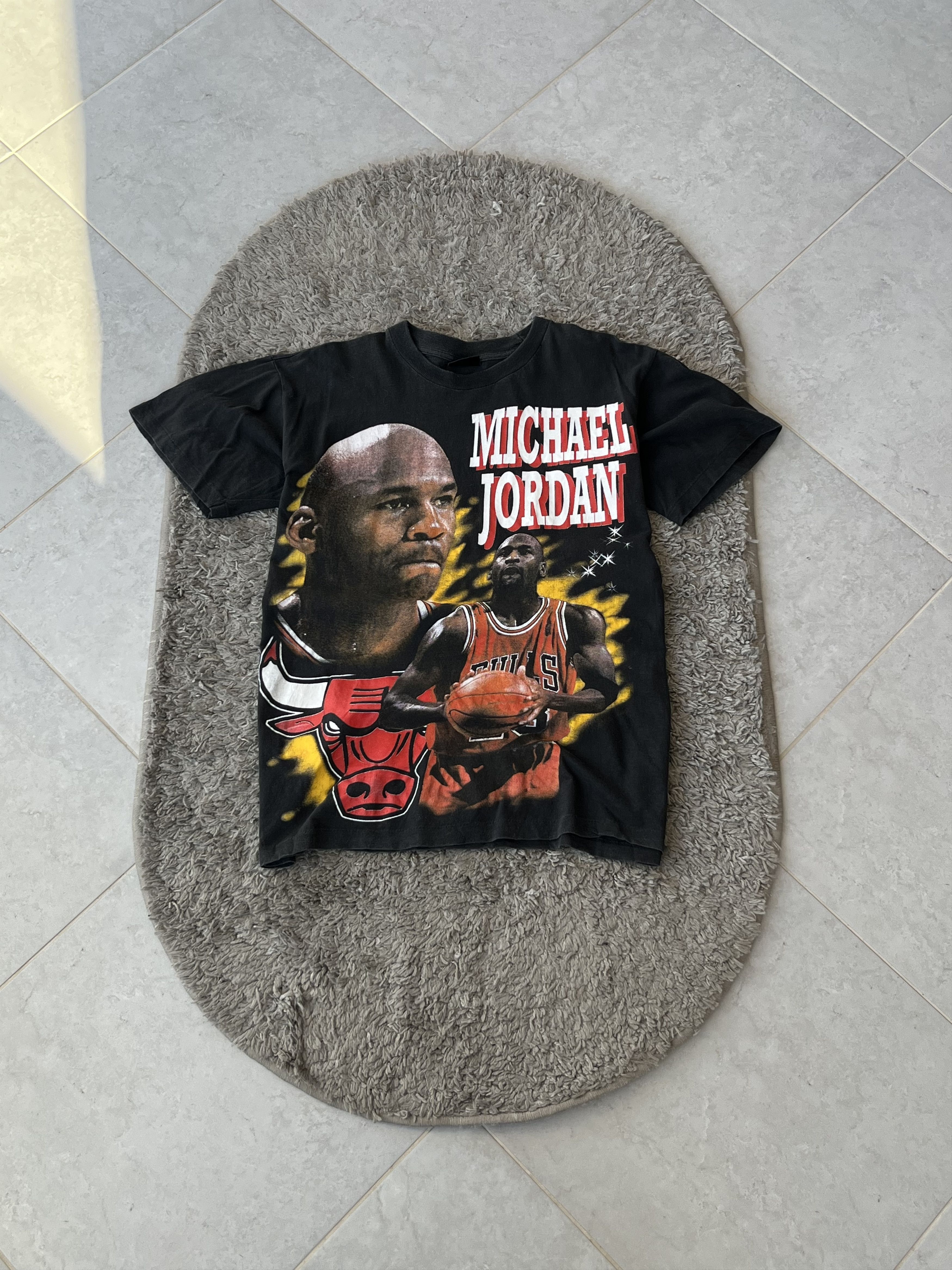 NBA MICHAEL JORDAN Chicago Bulls All Over Print Single Stitch Size US M / EU 48-50 / 2 - 1 Thumbnail