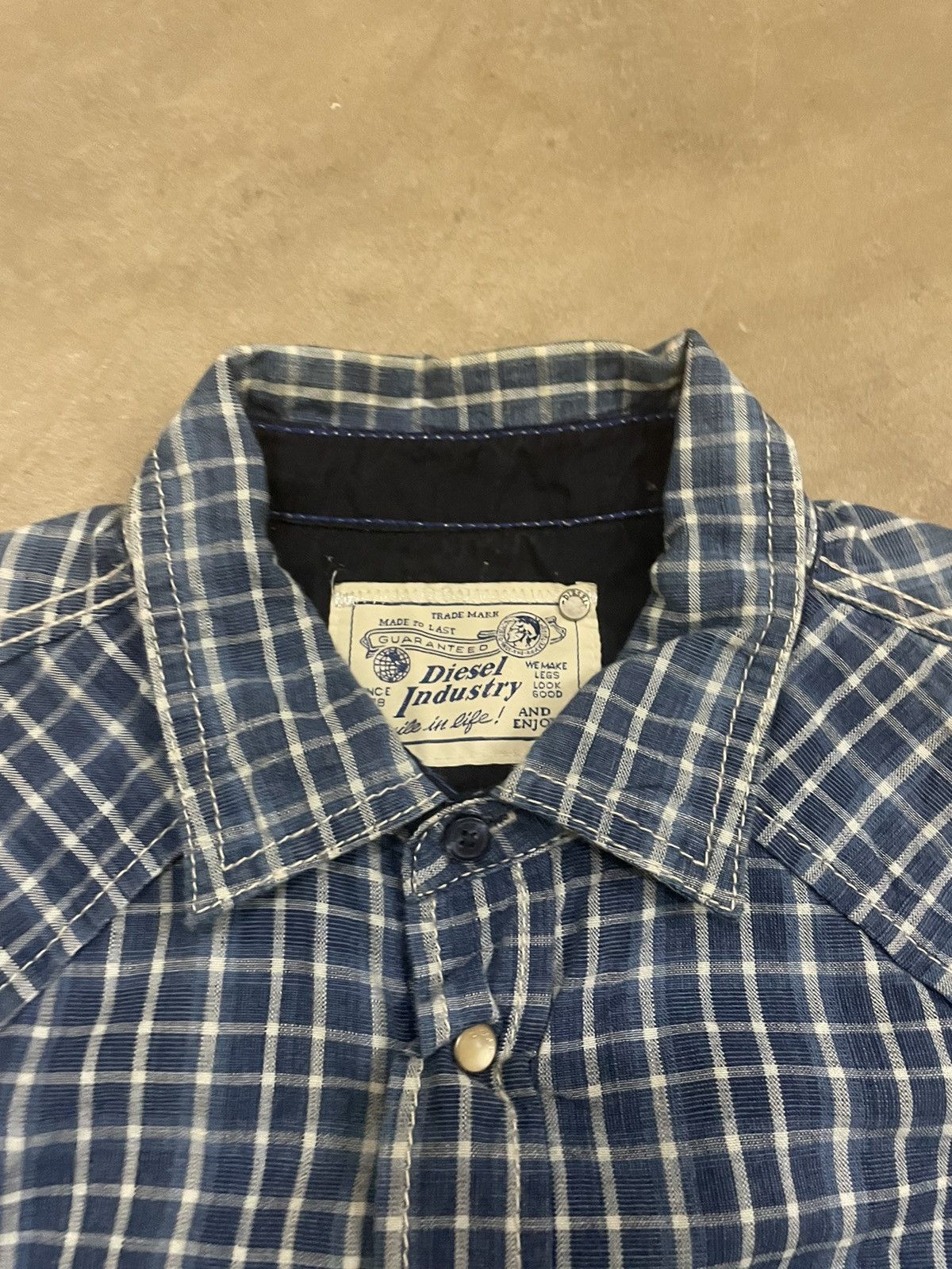 Diesel Diesel Button up Tshirt Diamond Button Italian Designer Size US M / EU 48-50 / 2 - 4 Thumbnail