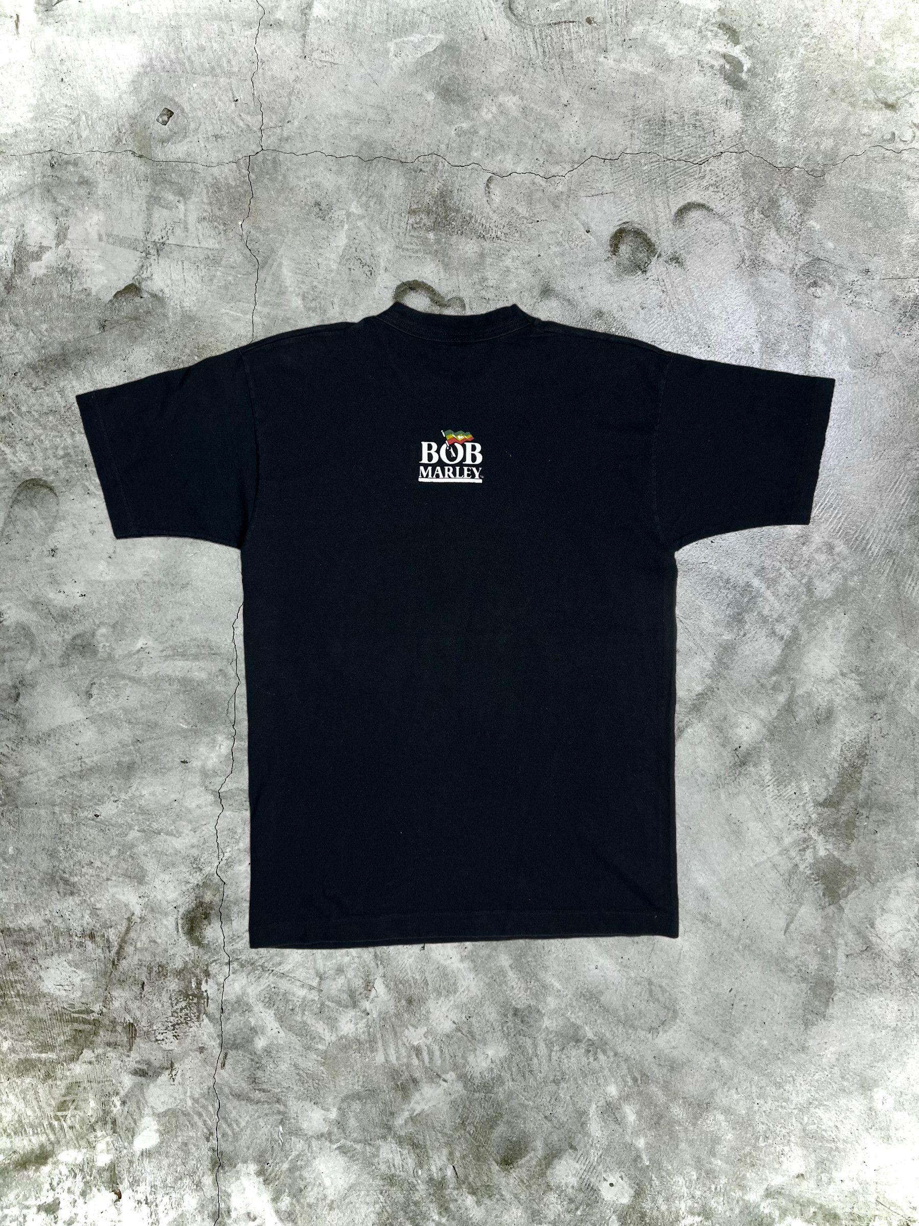 Bob Marley Vintage 90s Bob Marley Exodus Quote Lyrics tee GTMD531 Size US L / EU 52-54 / 3 - 6 Thumbnail