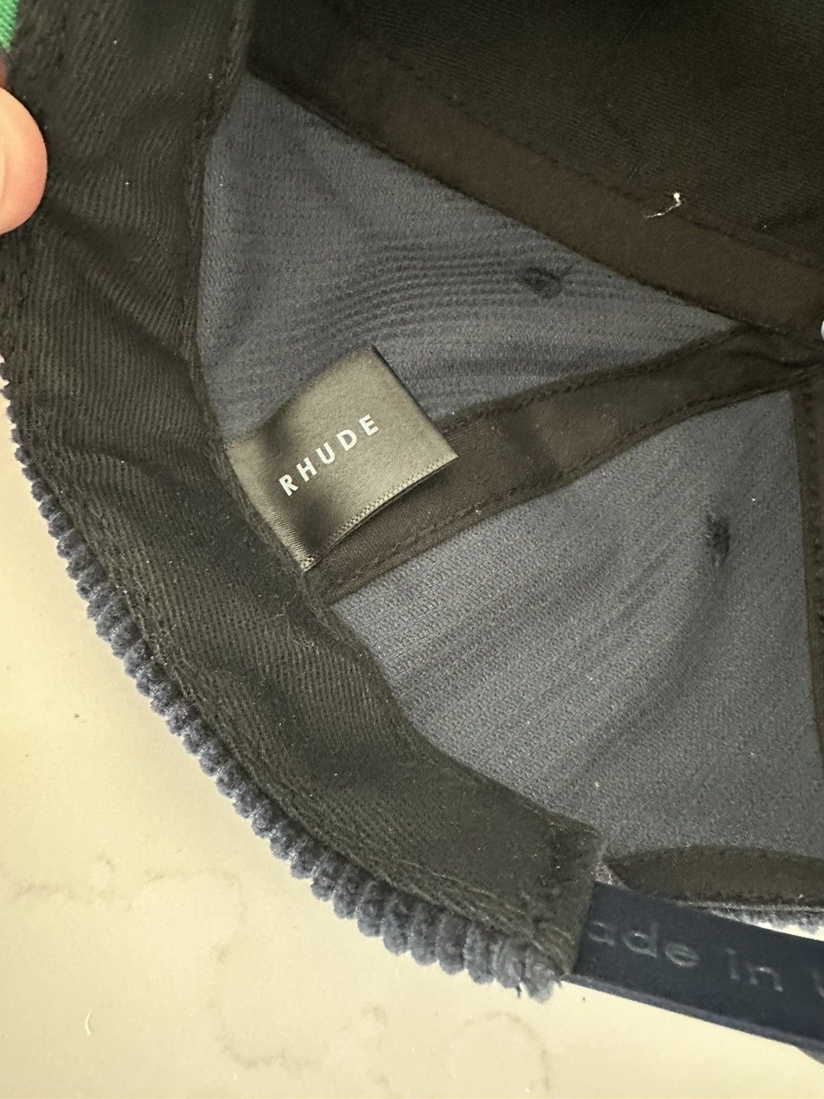 Rhude Rhude - 1st Place Corduroy Baseball Cap Size ONE SIZE - 5 Thumbnail
