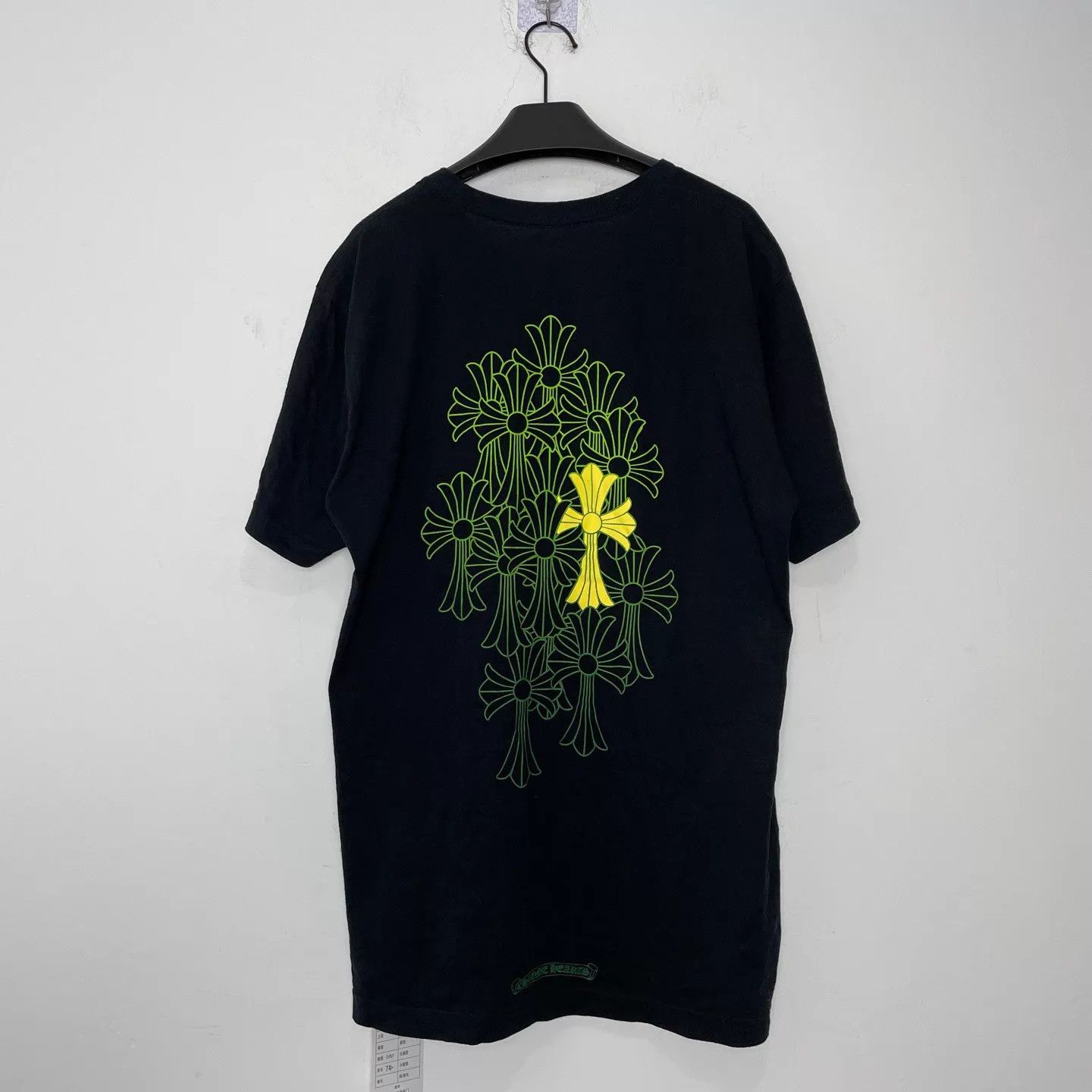 Chrome Hearts Chrome Hearts Black SS Tee Green Phantom Cross Print L Size L / US 10 / IT 46 - 2 Thumbnail